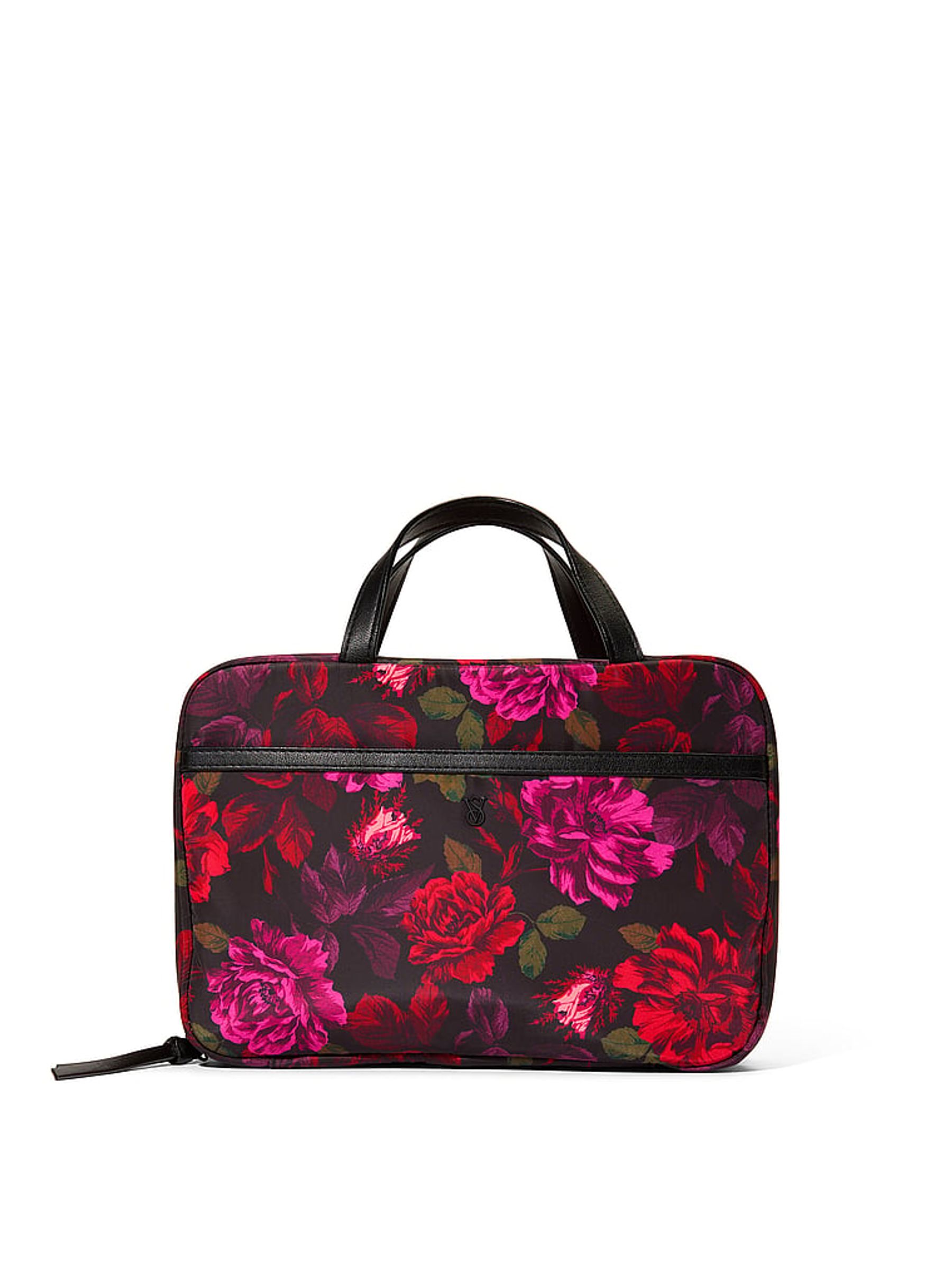 Black Floral Jetsetter Hanging Make-Up Bag - Image 1 of 2
