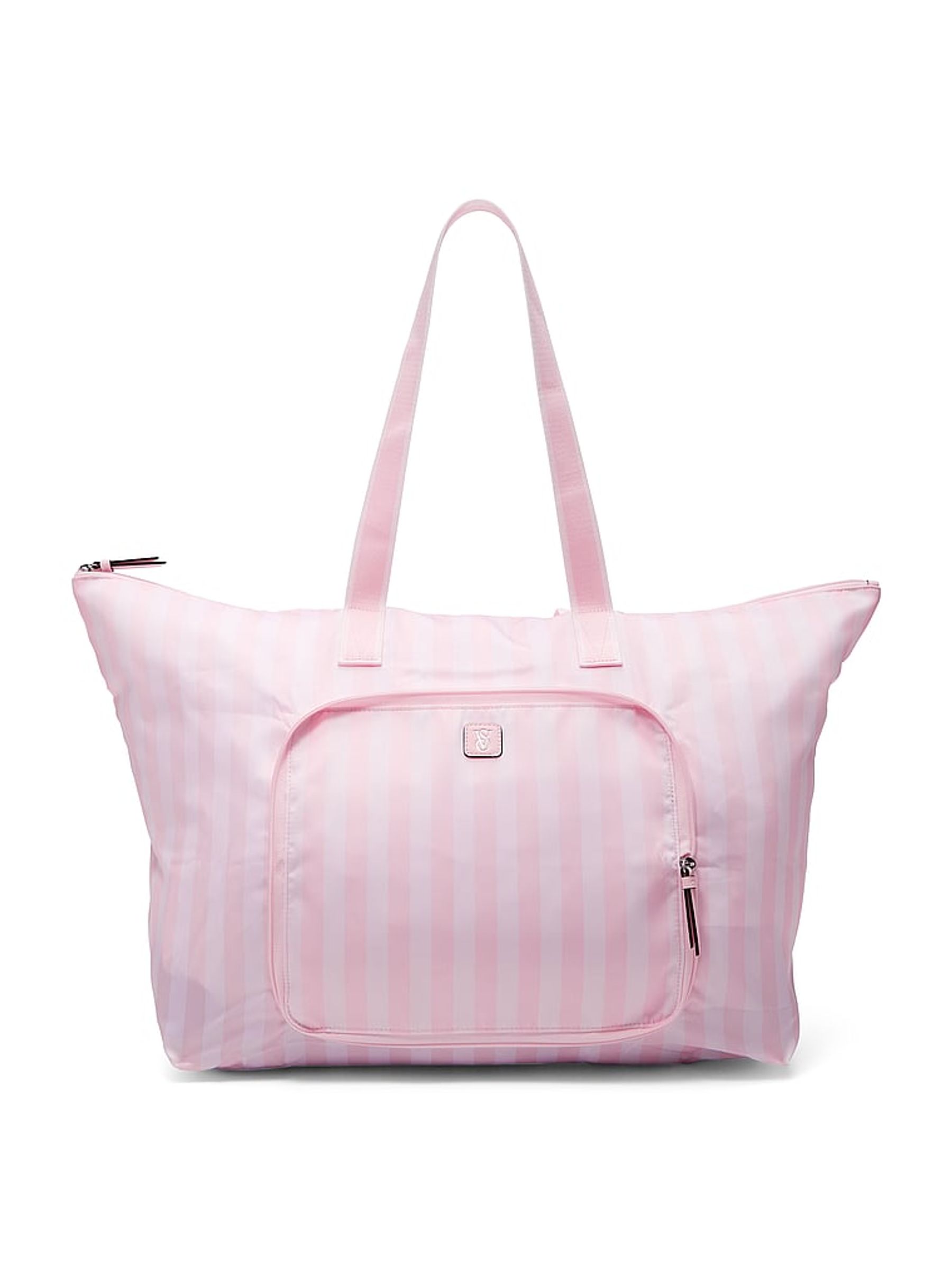 Iconic Stripe Pink Packable Weekender Bag - Image 2 of 4