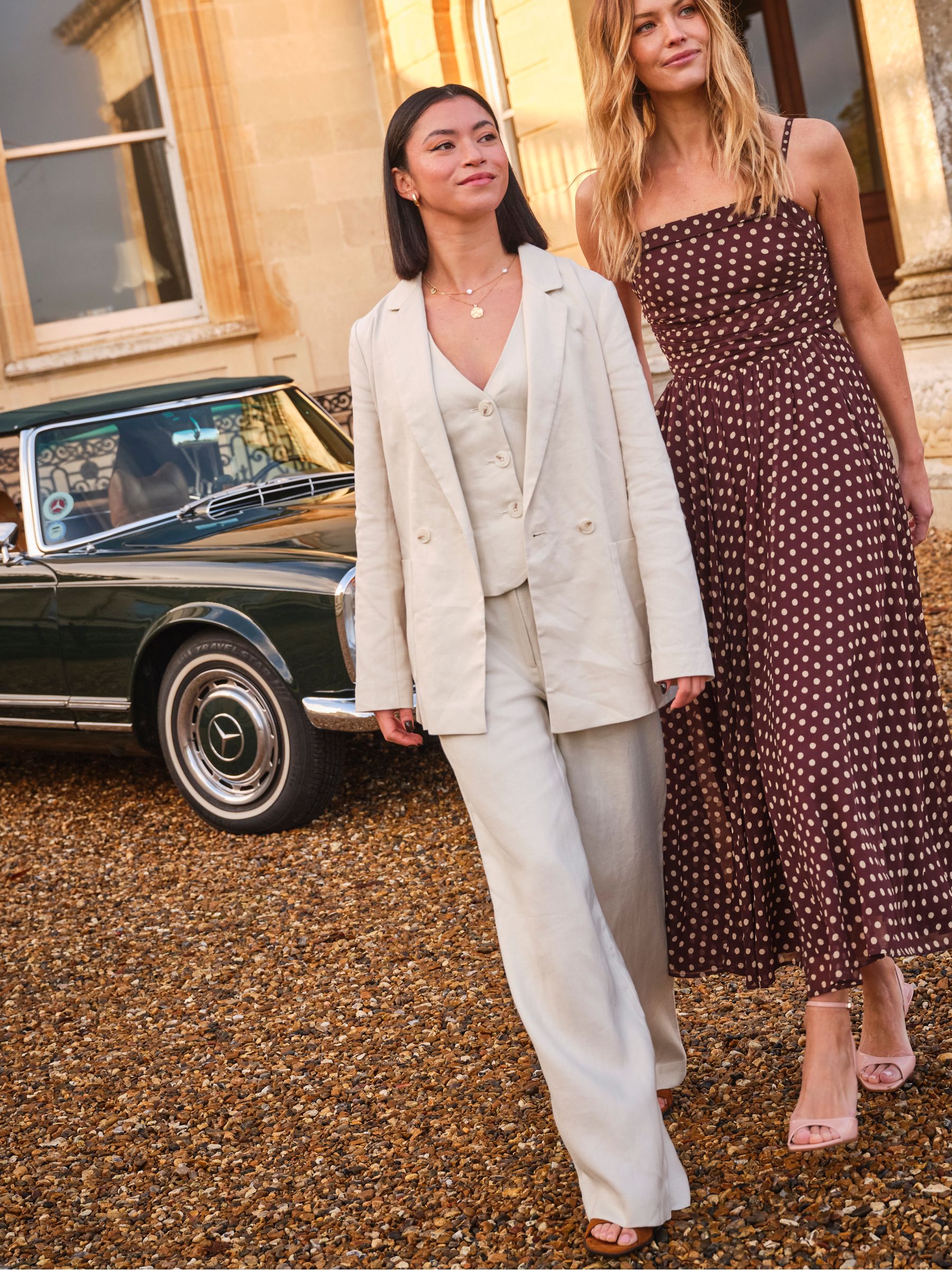 Lyla Ivory Regular Linen Blazer - Image 3 of 4