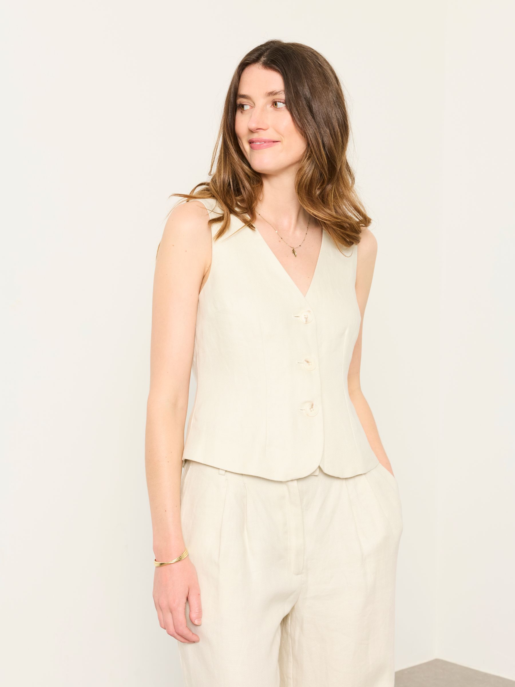 Linen Waistcoat