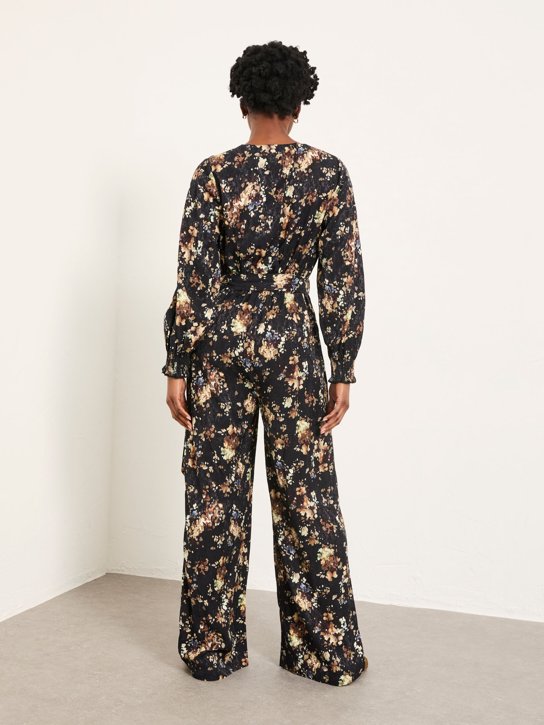 Fionn Black Floral Jumpsuit - Image 2 of 5