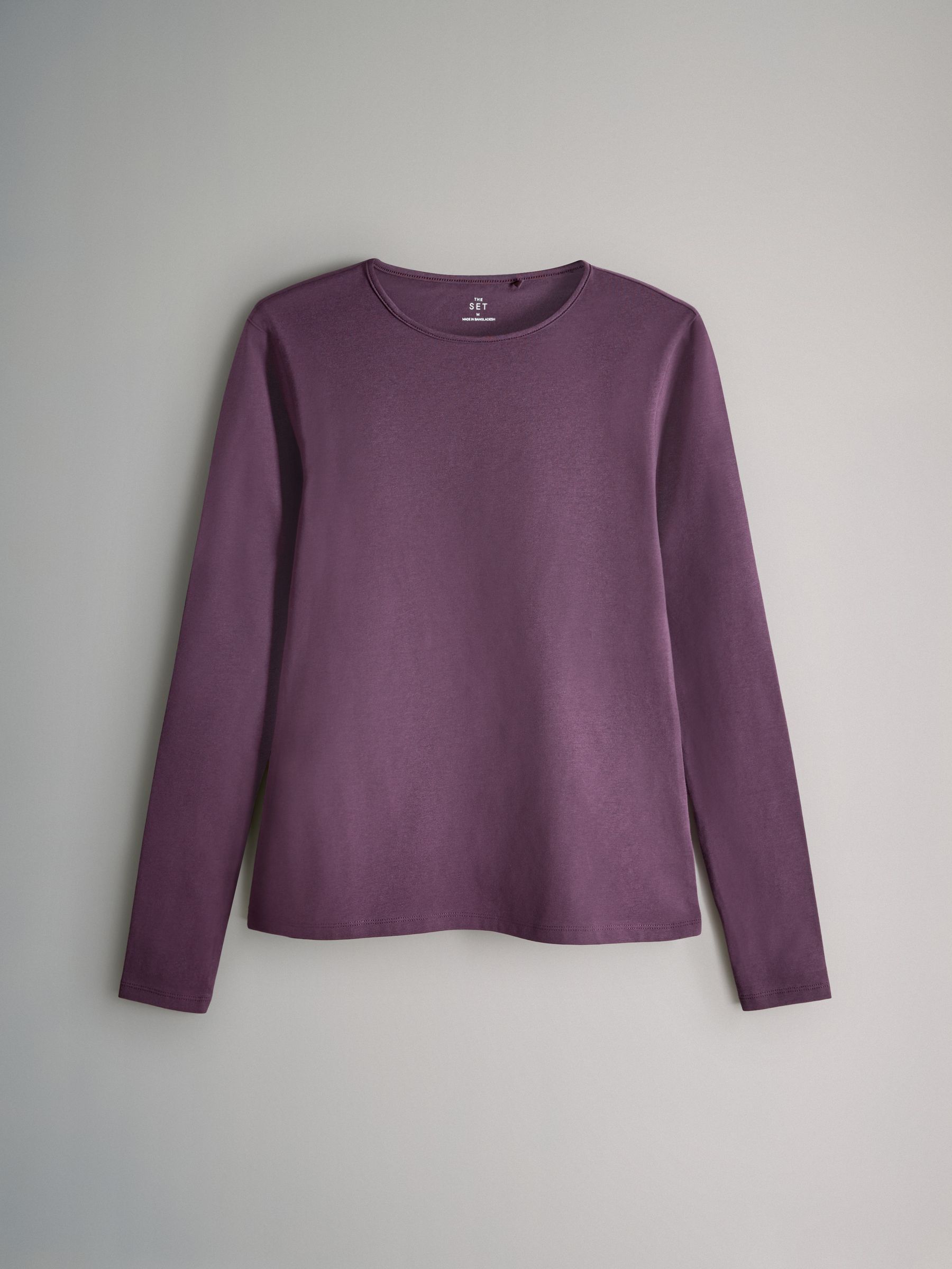 Purple, Lilac, Brown, Pink 4 Pack Scoop Back Long Sleeved T-Shirts - Image 2 of 7