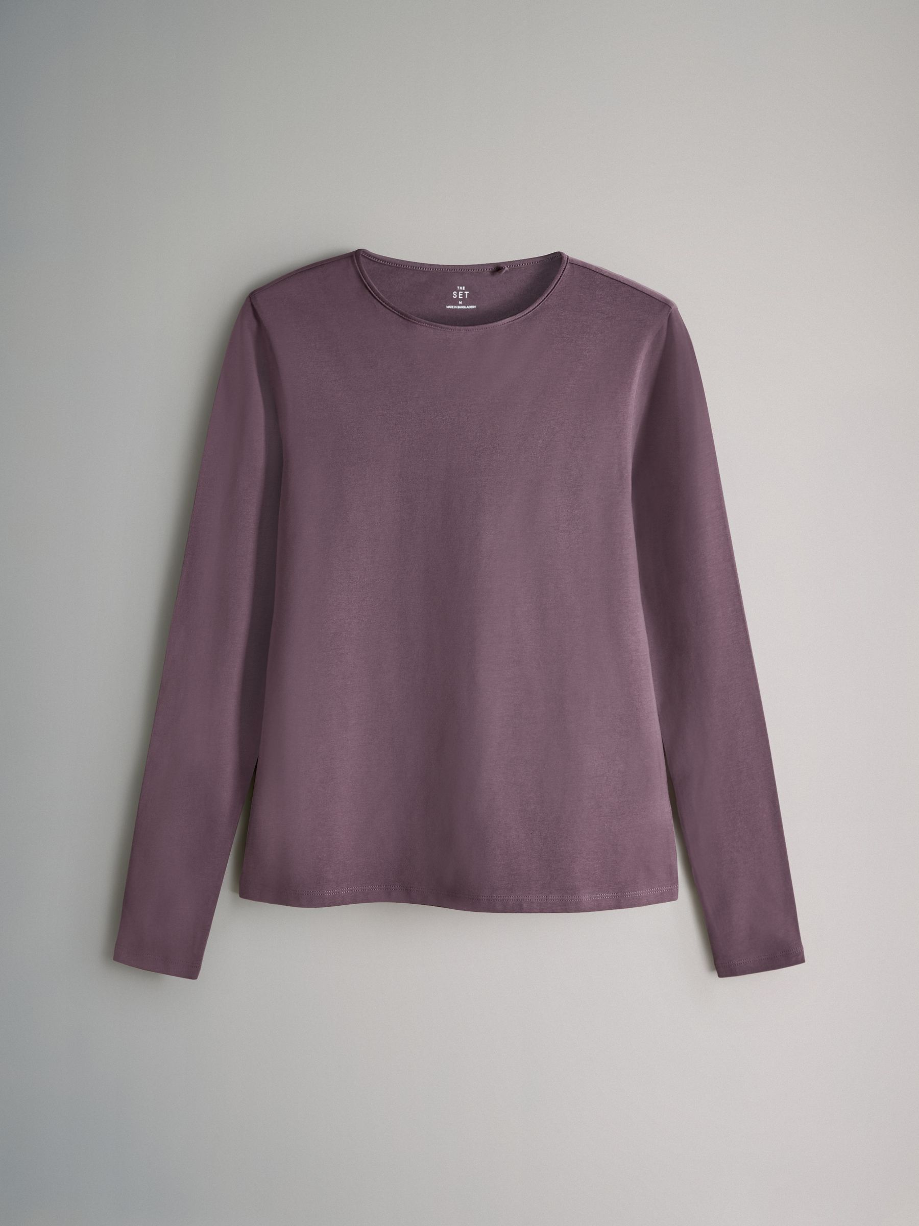 Purple, Lilac, Brown, Pink 4 Pack Scoop Back Long Sleeved T-Shirts - Image 3 of 7