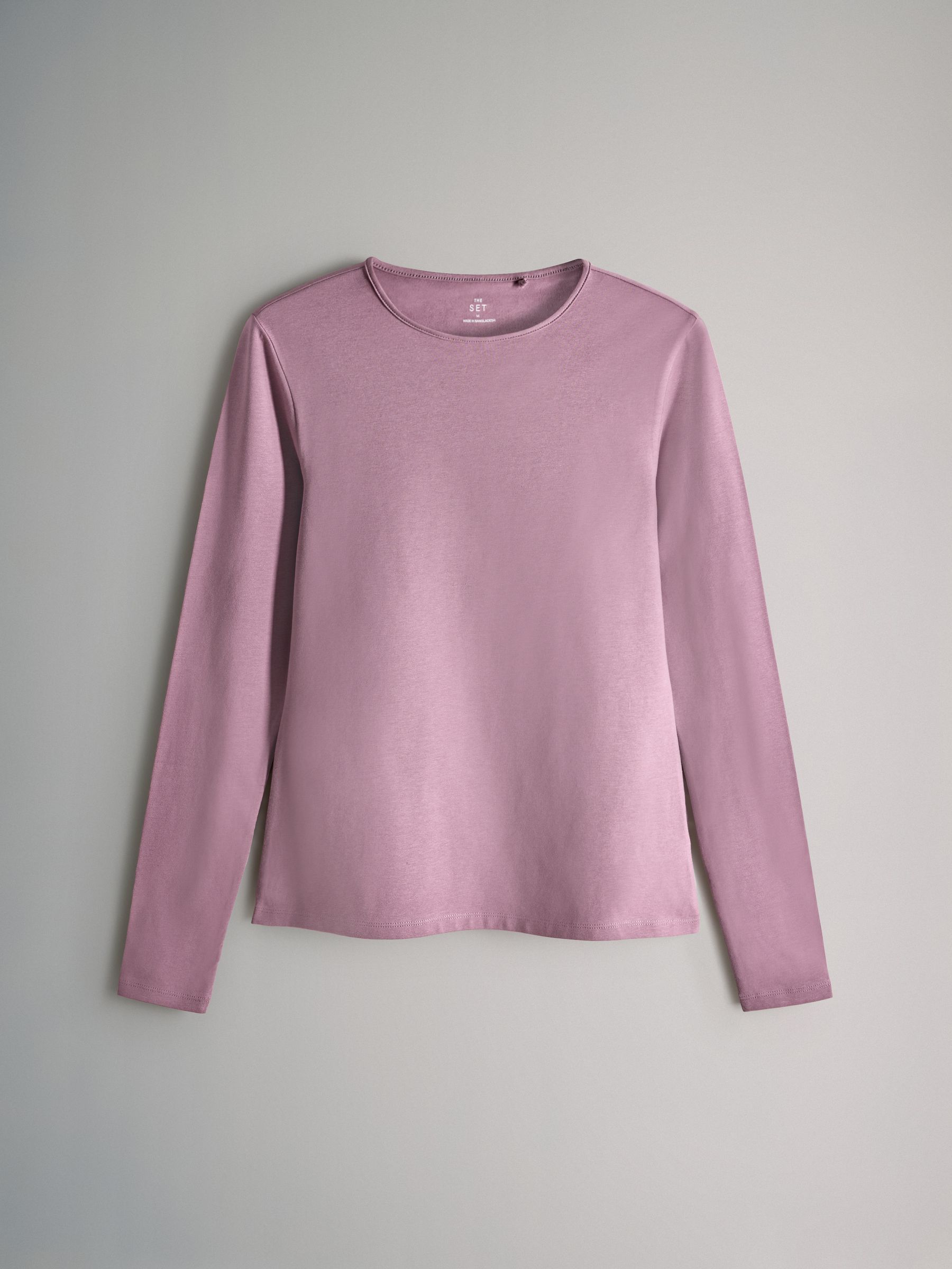Purple, Lilac, Brown, Pink 4 Pack Scoop Back Long Sleeved T-Shirts - Image 5 of 7