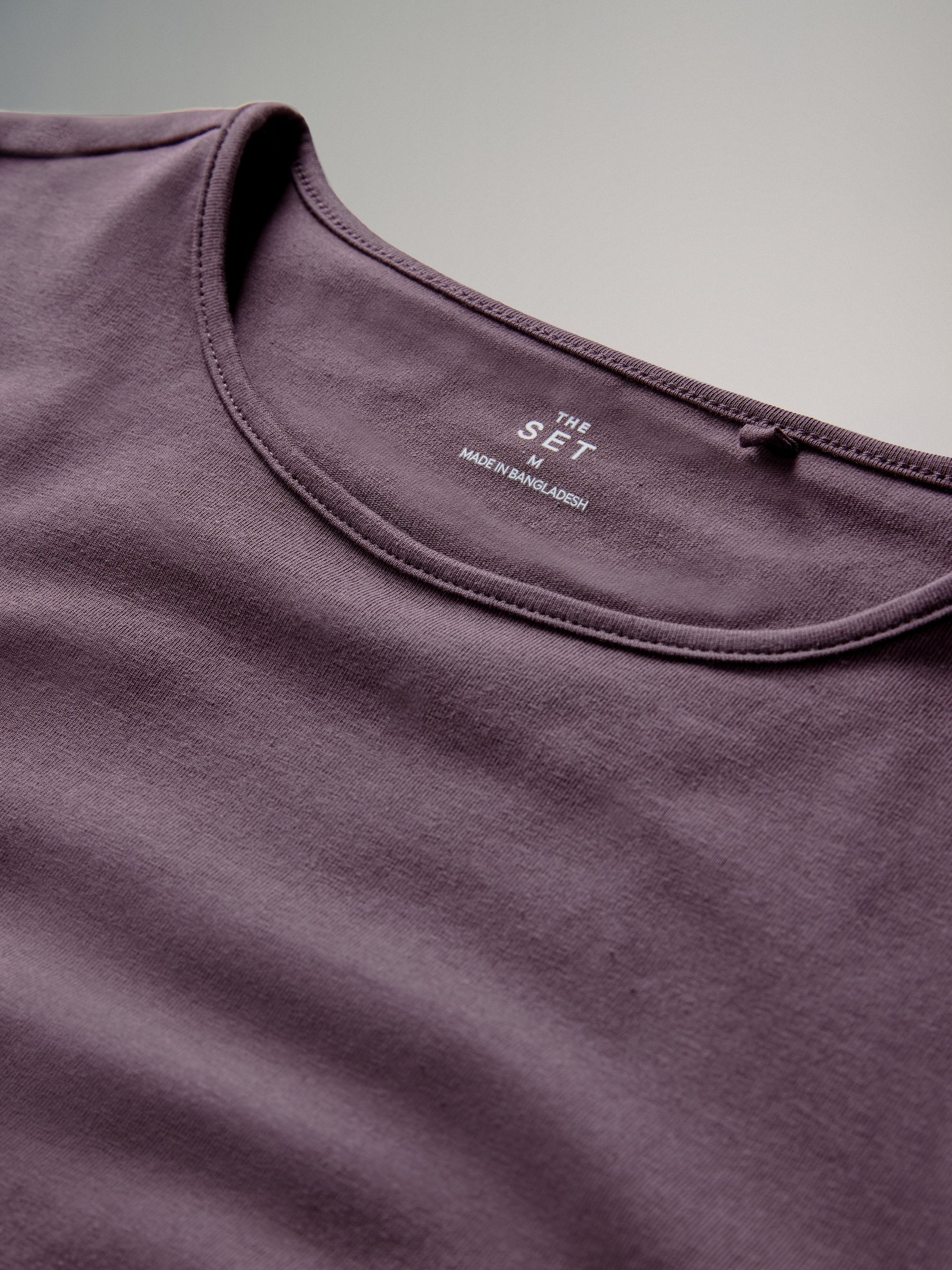 Purple, Lilac, Brown, Pink 4 Pack Scoop Back Long Sleeved T-Shirts - Image 6 of 7