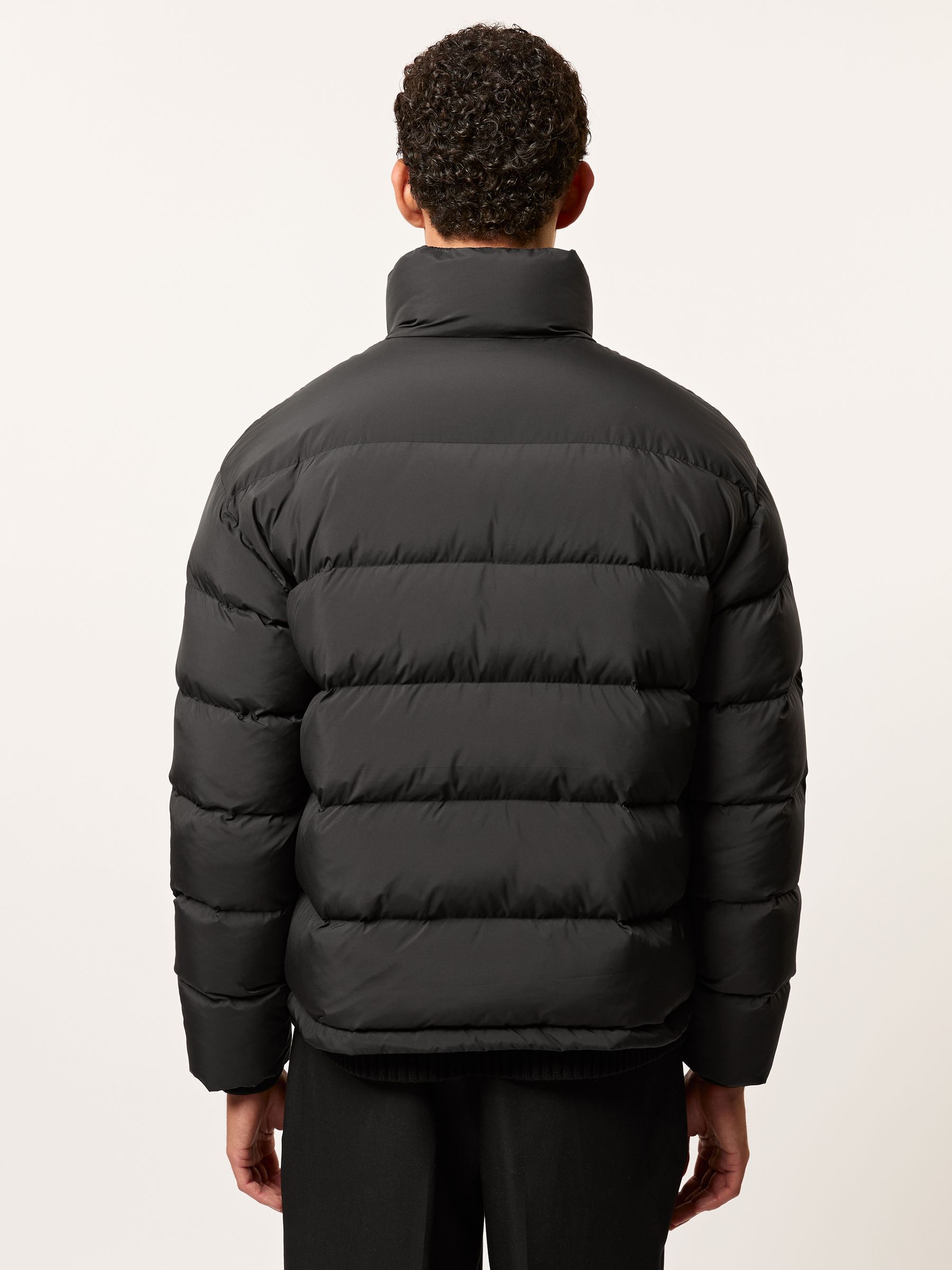 Monogram Quilted Relaxed Puffer Jacket in Black - Image 5 of 6