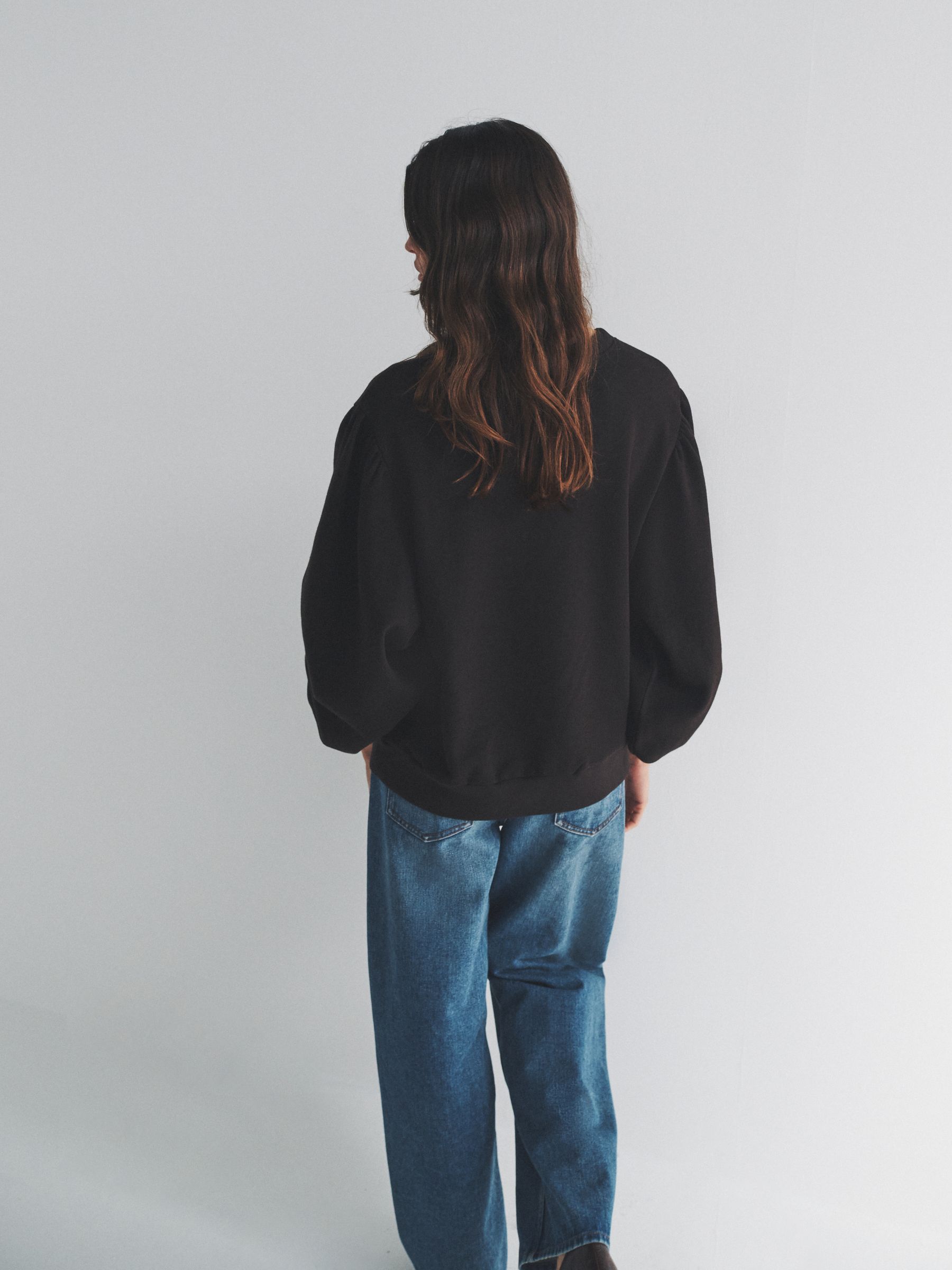 2 Pack Relaxed Crew Neck Puff Sleeve Sweatshirts - Image 4 of 8