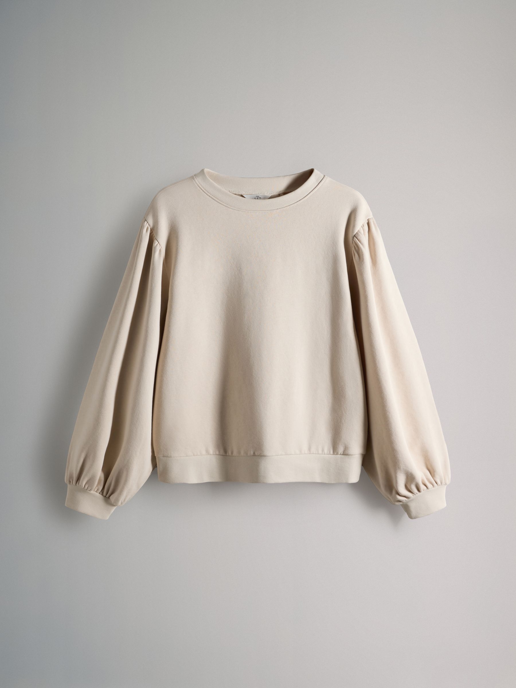 2 Pack Relaxed Crew Neck Puff Sleeve Sweatshirts - Image 5 of 8