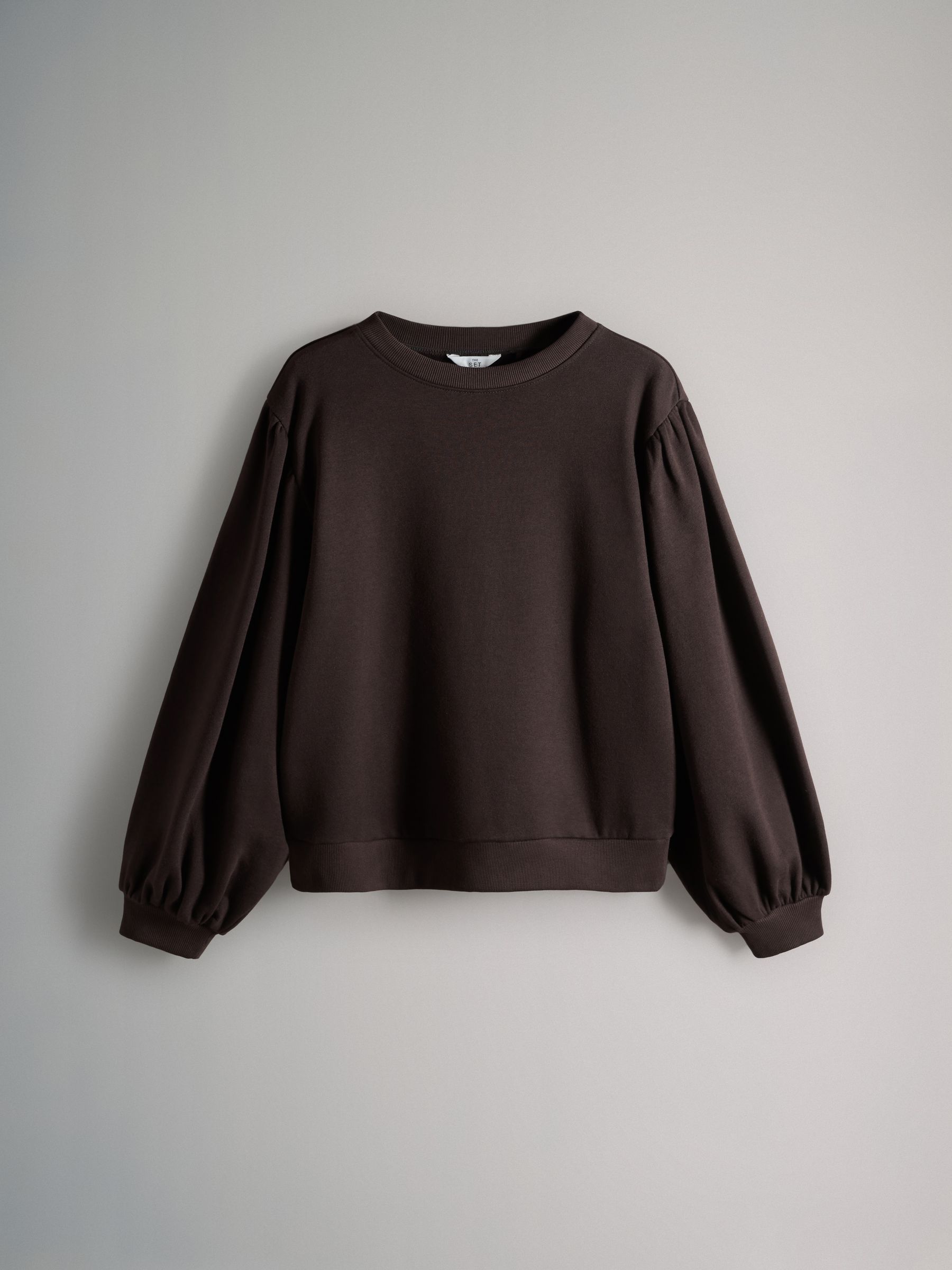 2 Pack Relaxed Crew Neck Puff Sleeve Sweatshirts - Image 6 of 8