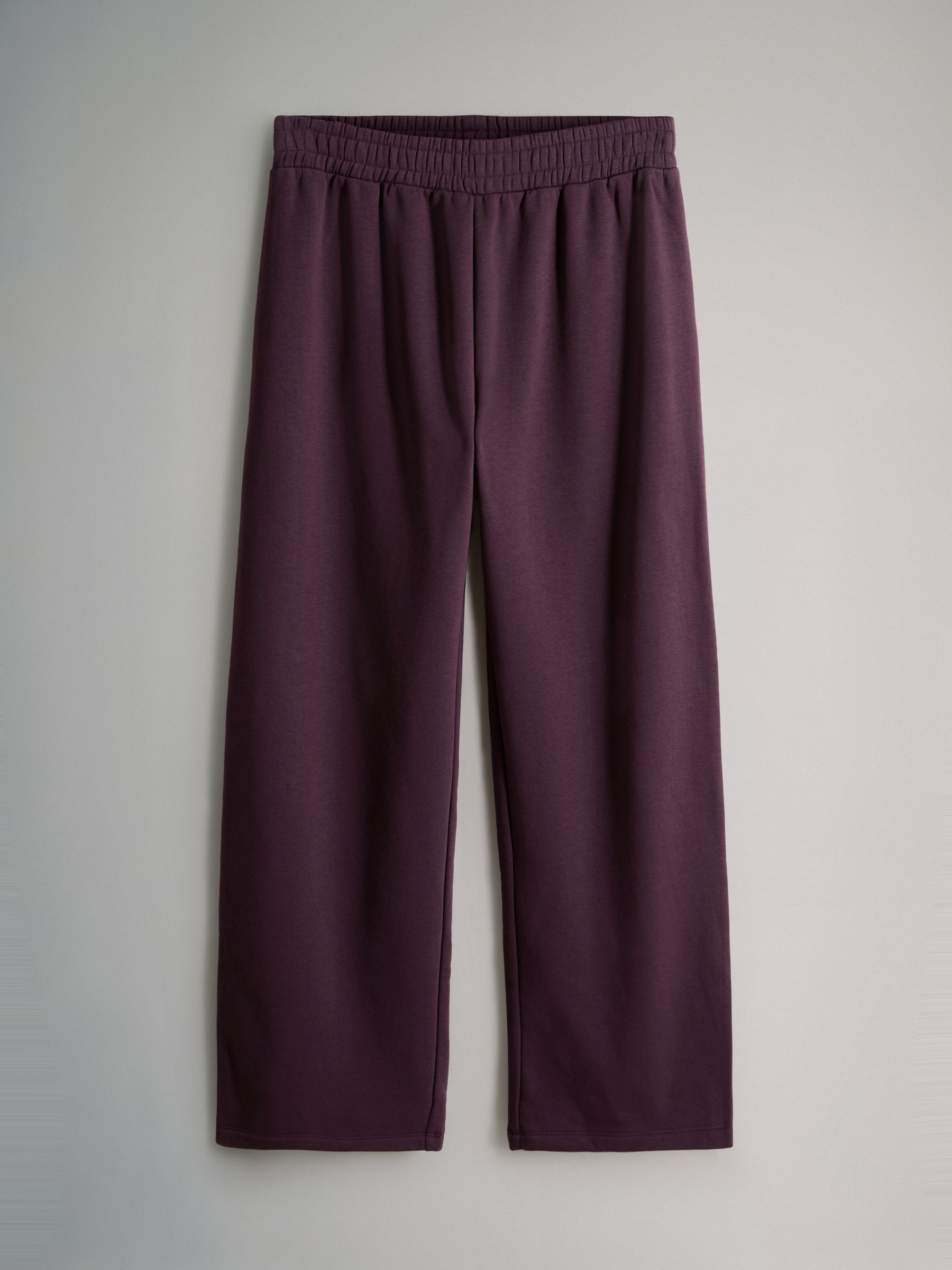 Dark Purple - Crew Neck Sweatshirt and Wide Leg Joggers Set - Image 3 of 5