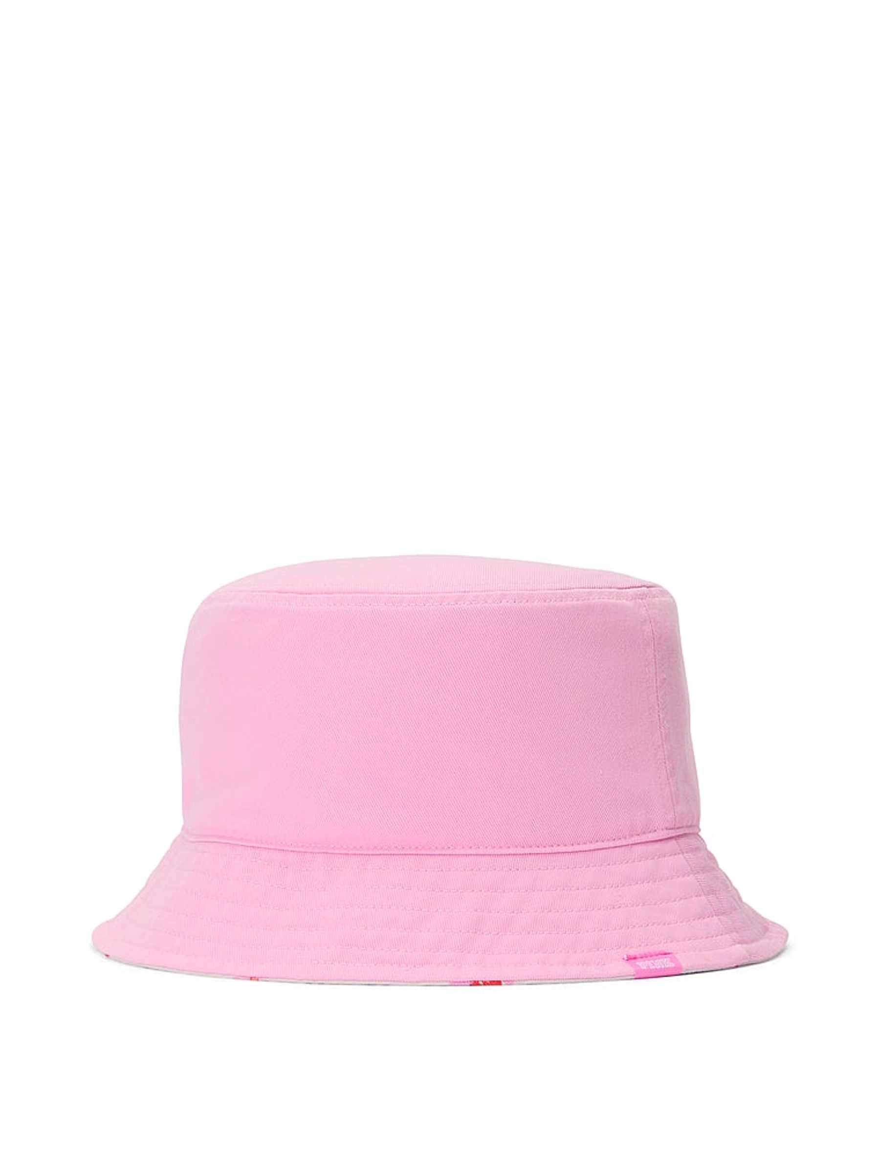 Lollipop Pink Floral Reversible Bucket Hat - Image 1 of 4