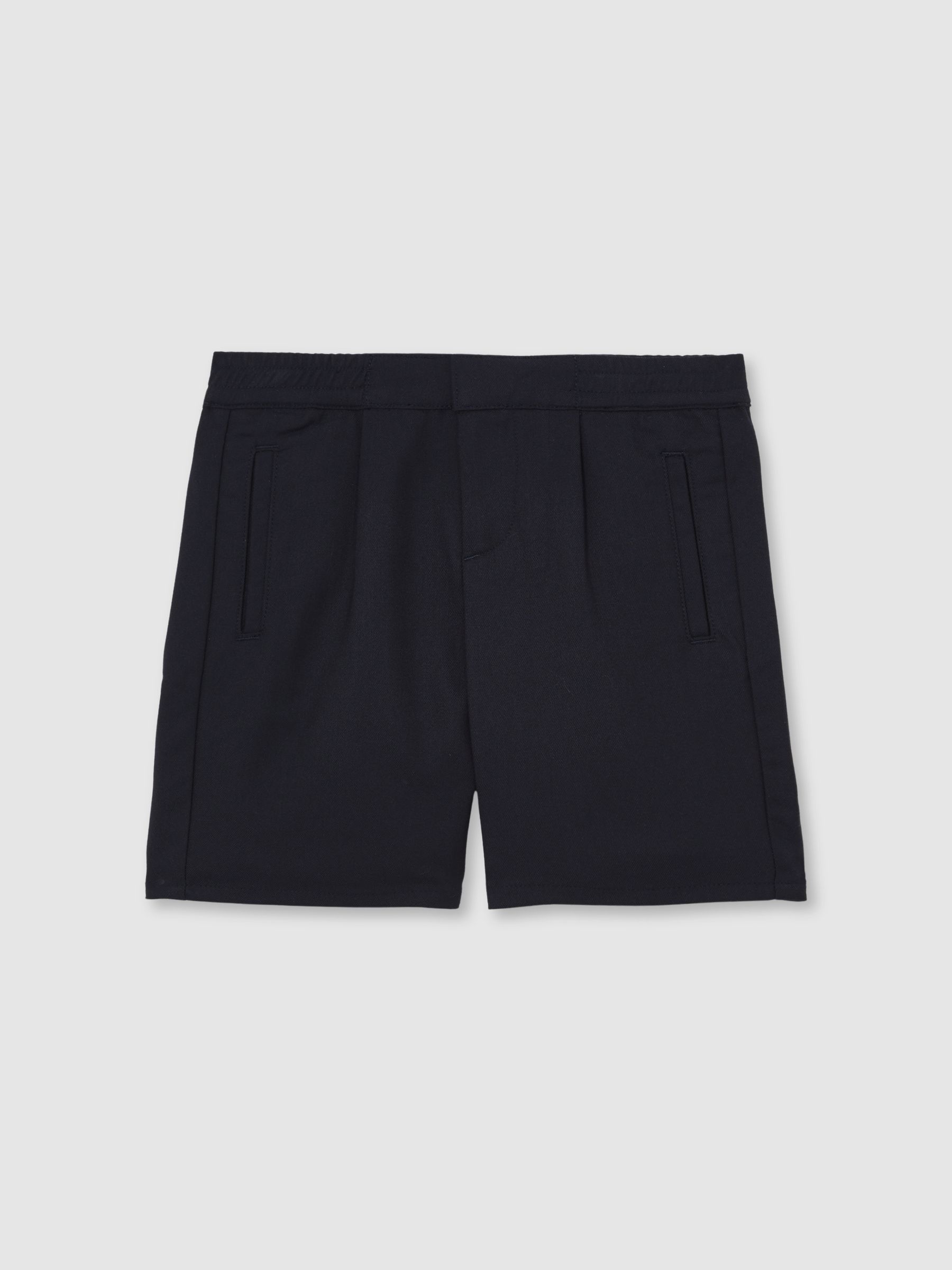 3-9 yrs Relaxed Drawstring Shorts in Navy - Image 2 of 4