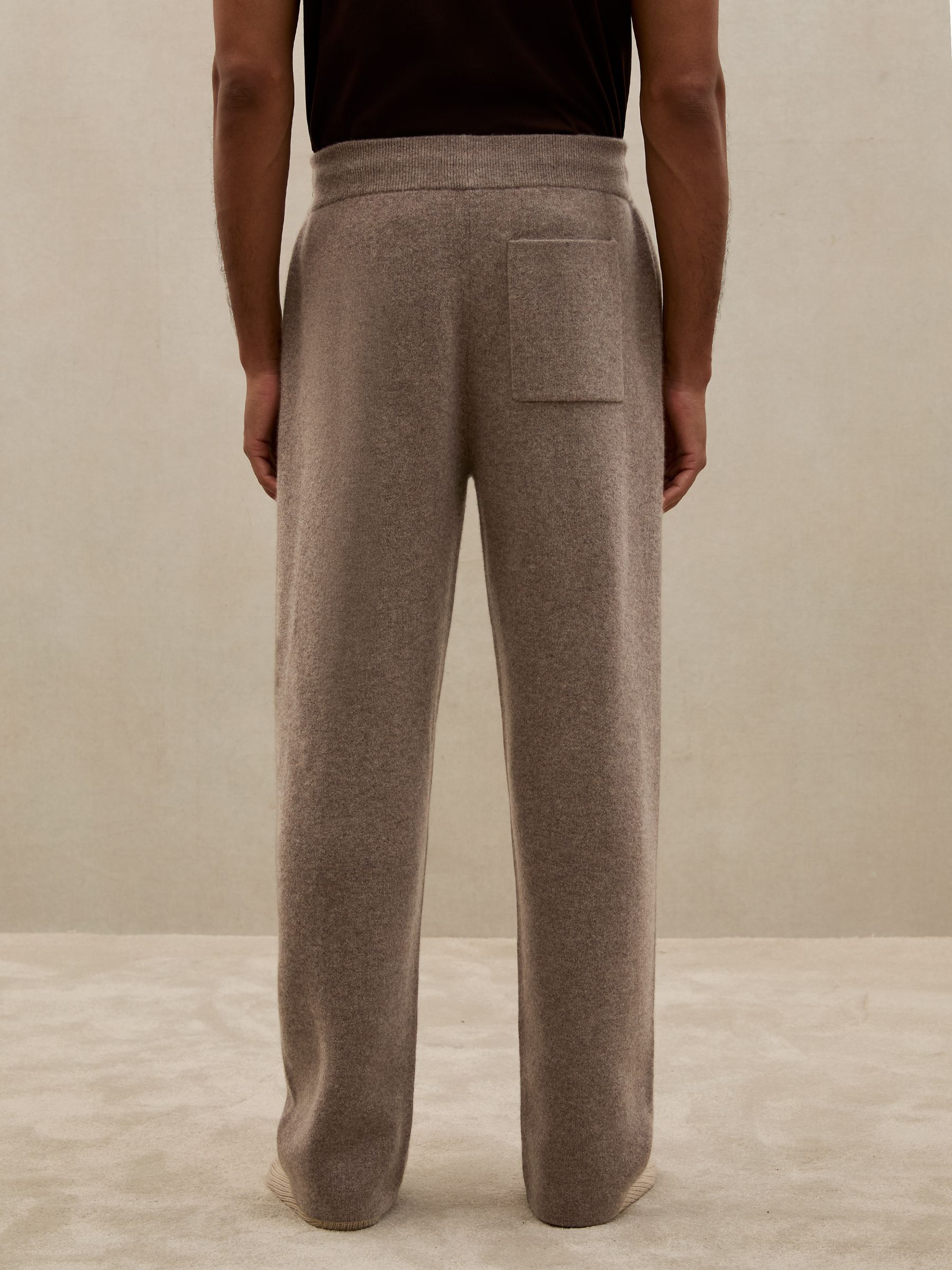 Joggers in Mouse Brown Melange - Image 5 of 7