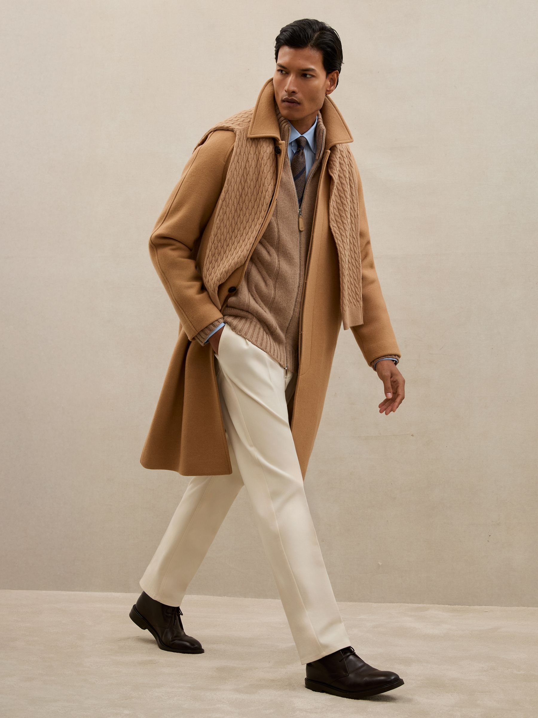 Cardigan in Camel Brown - Image 4 of 6
