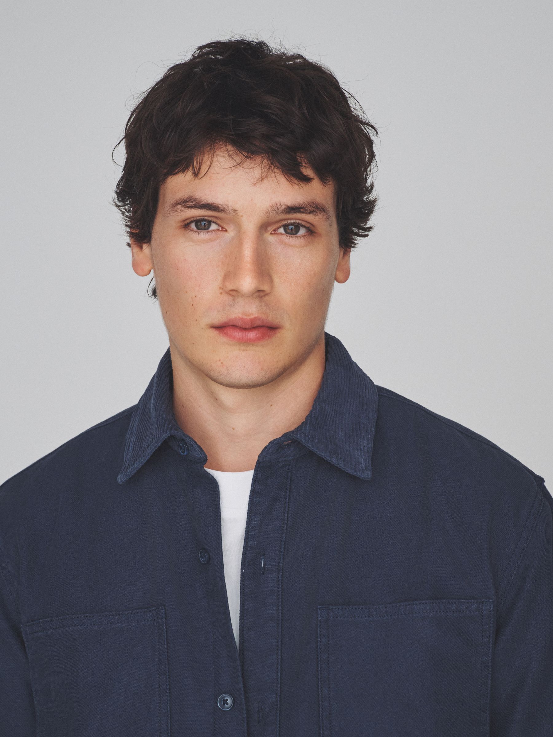 2 Pack Cotton Shackets Navy/Khaki - Image 5 of 6