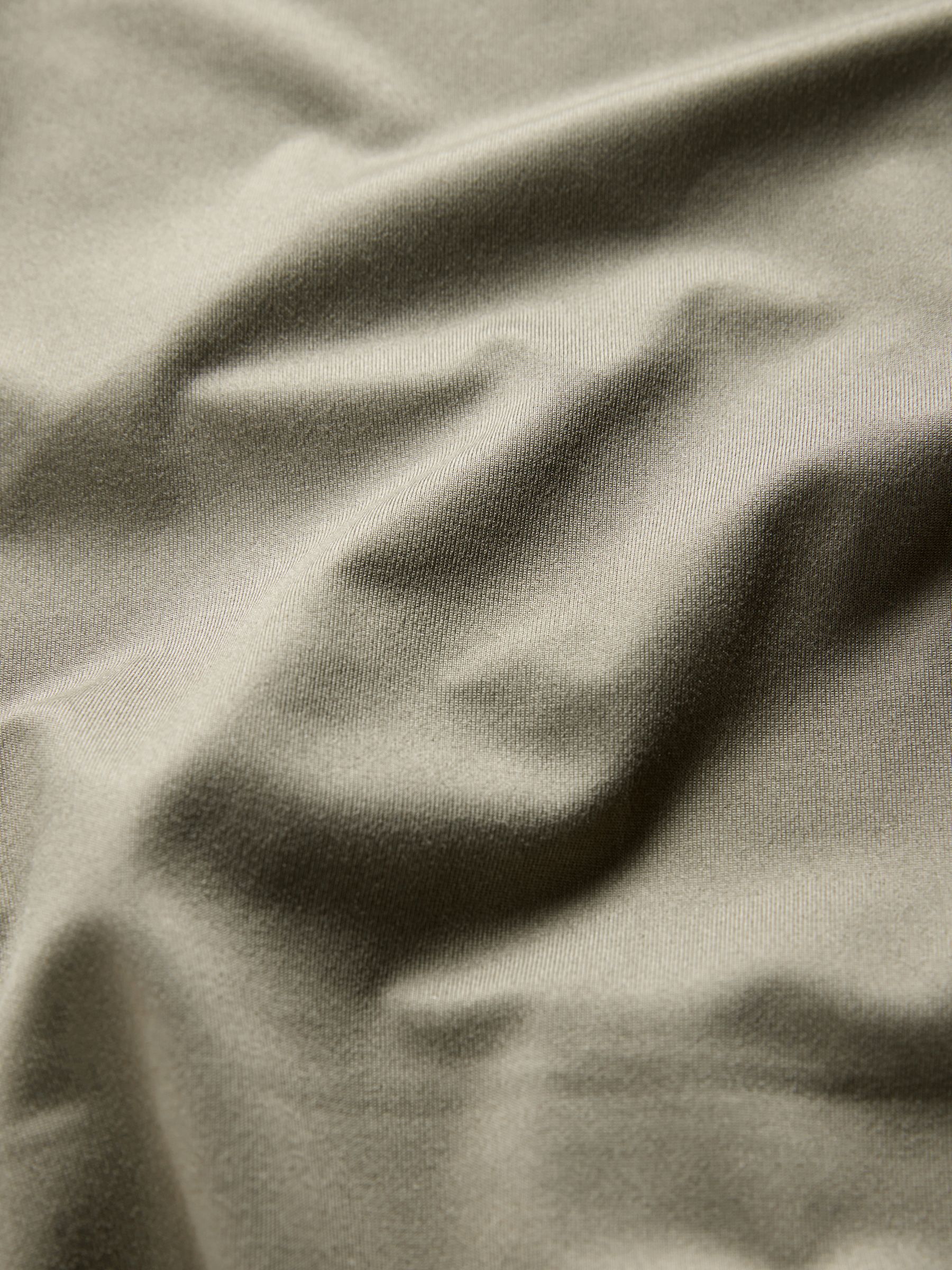 3 Pack Activewear Crew Neck T-Shirts Black/Green/ Brown - Image 6 of 6