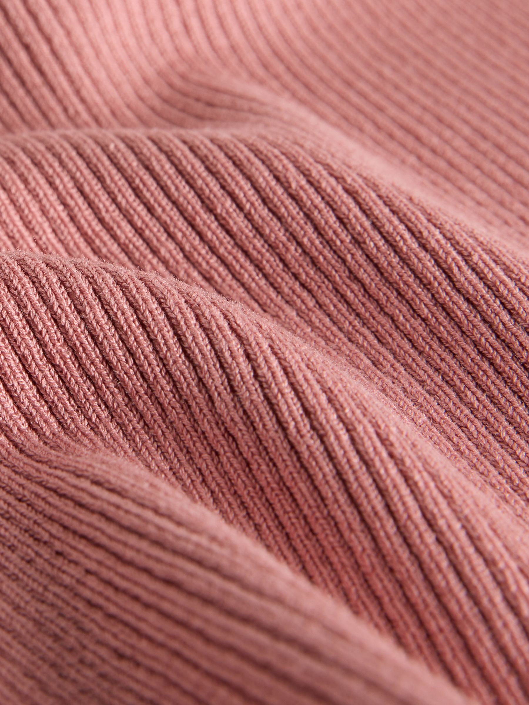 3 Pack Knitted Sweatheart Long Sleeve Tops Pink/Chocolate Brown - Image 5 of 6