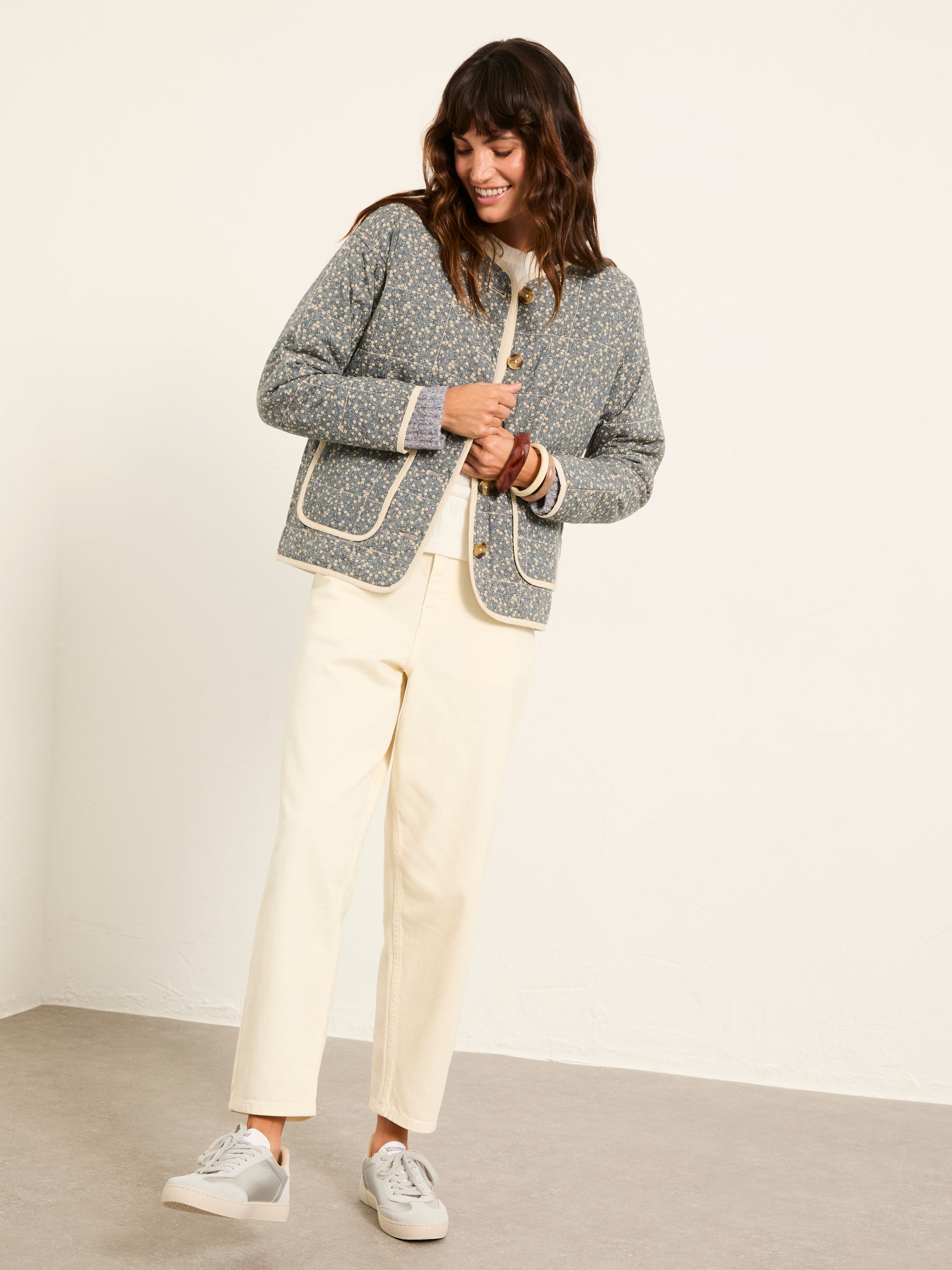 Milly Ditsy Ditsy Quilted Jacket - Image 3 of 5