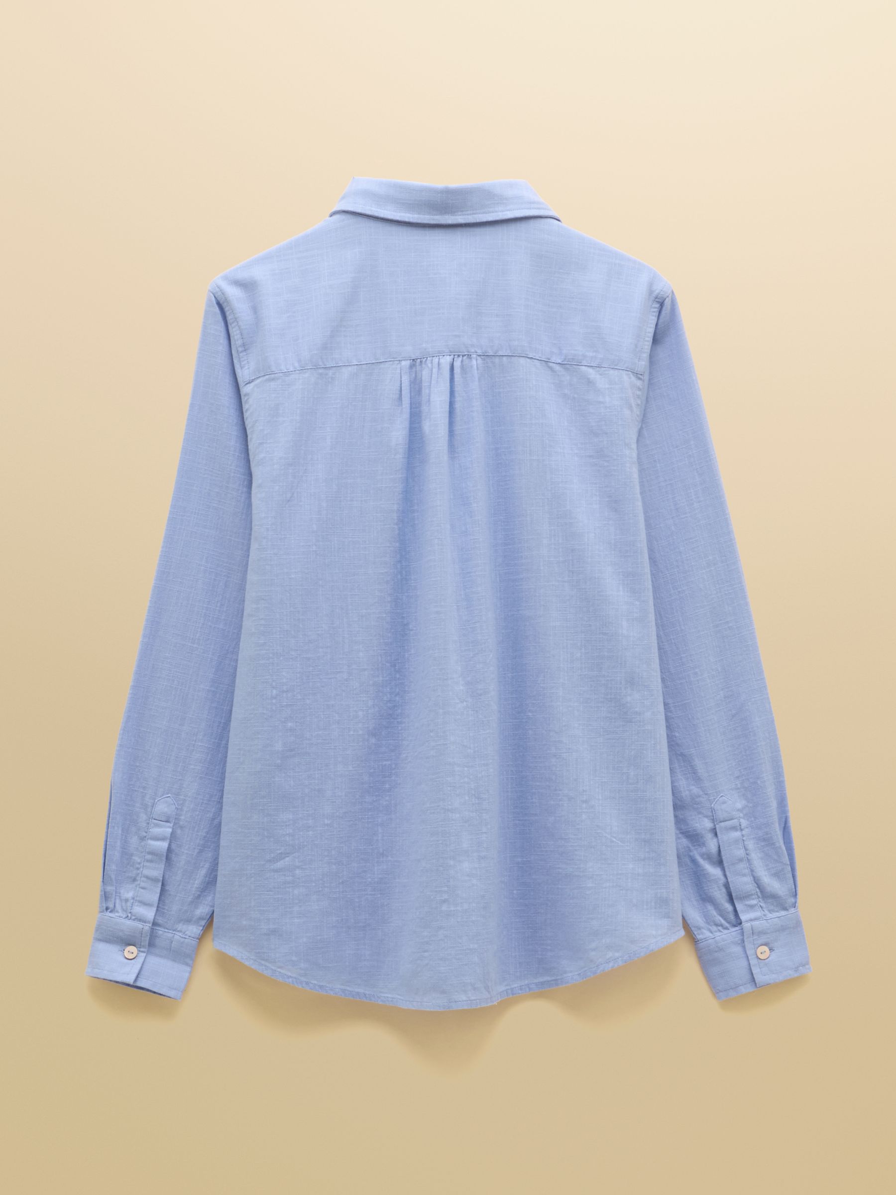 Blue Cotton Shirt - Image 2 of 4