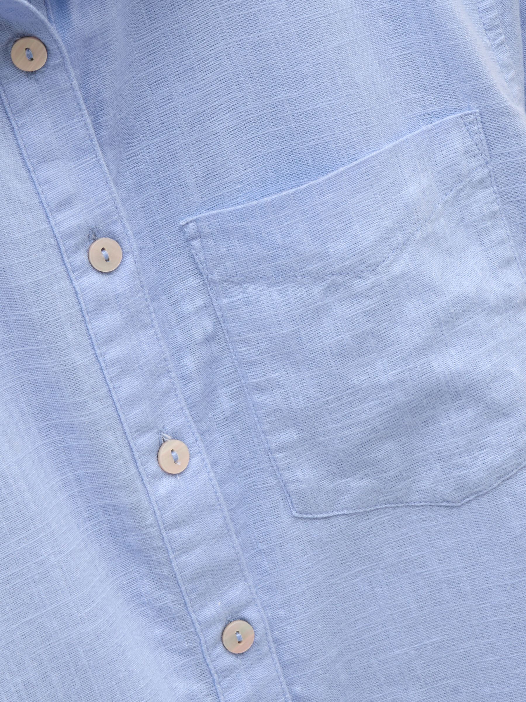 Blue Cotton Shirt - Image 3 of 4