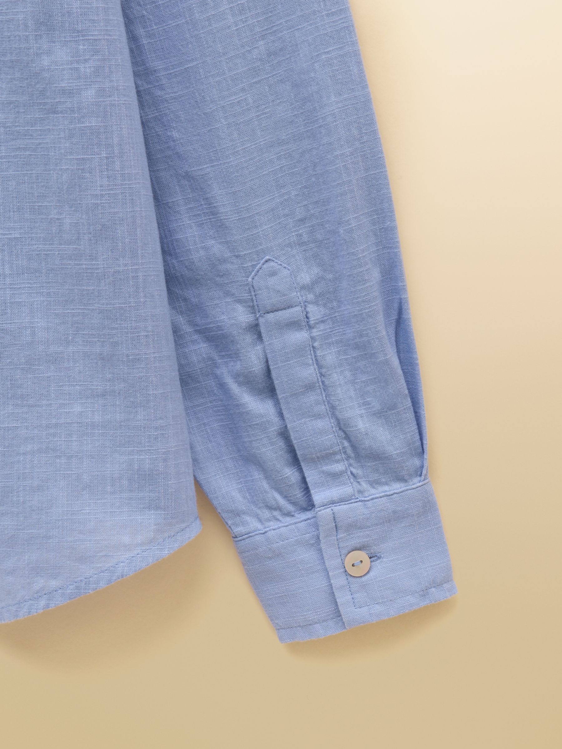 Blue Cotton Shirt - Image 4 of 4