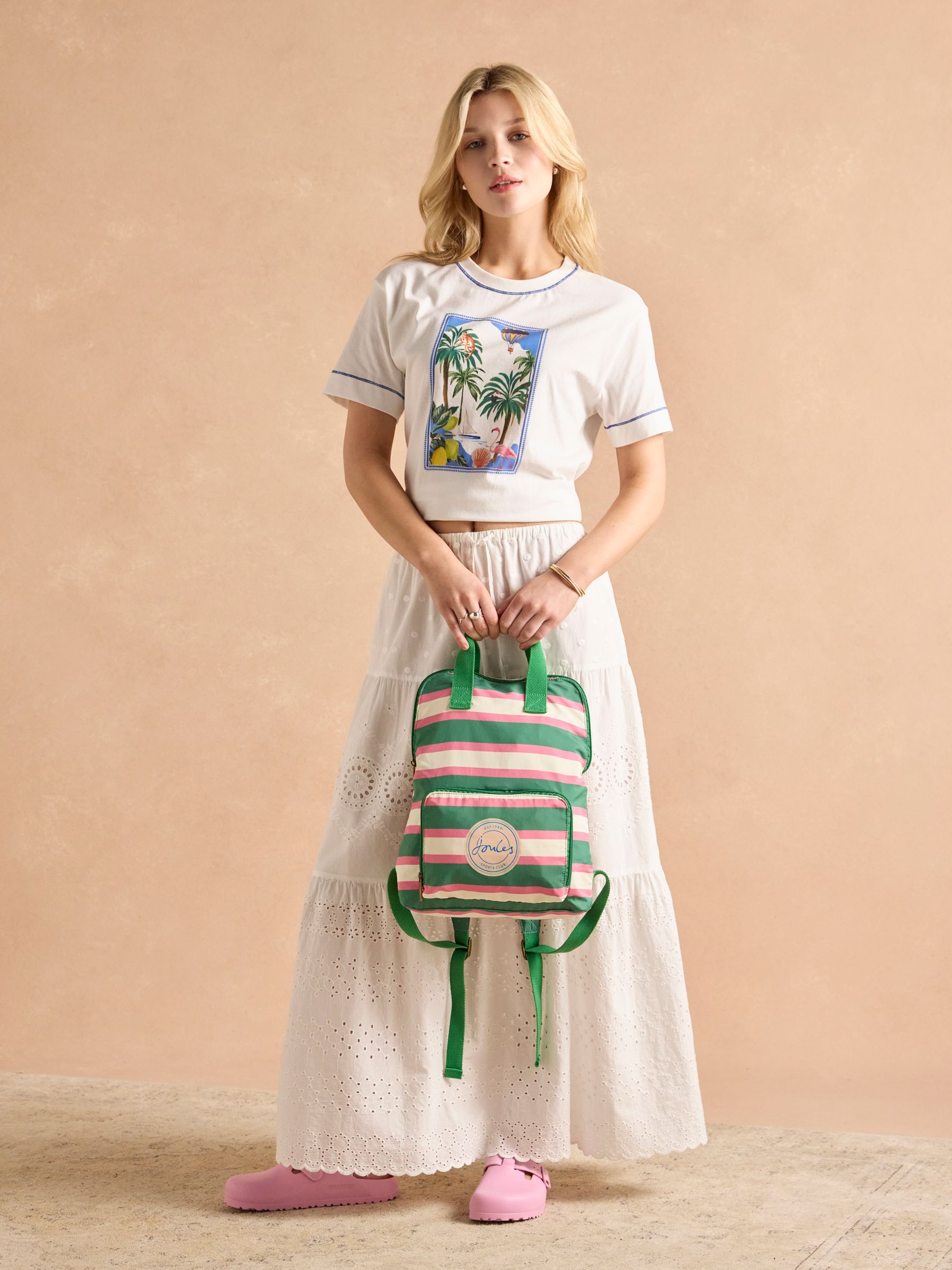 Resort Stripe Packaway Backpack - Image 3 of 5