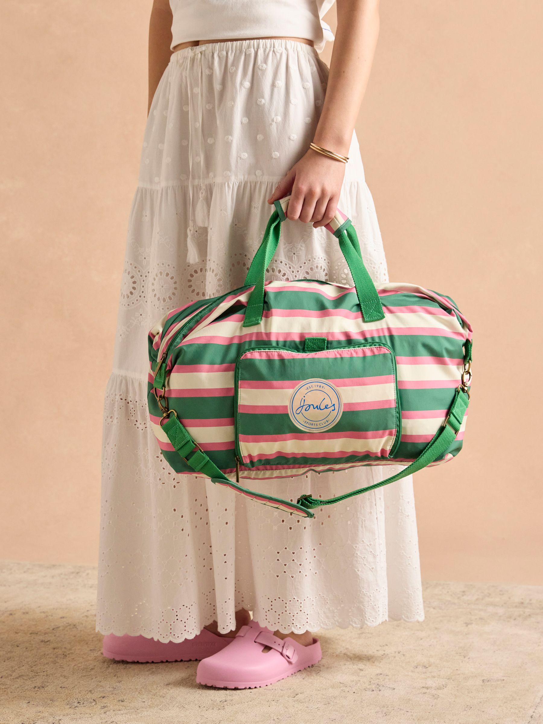 Resort Stripe Packaway Duffle Joules