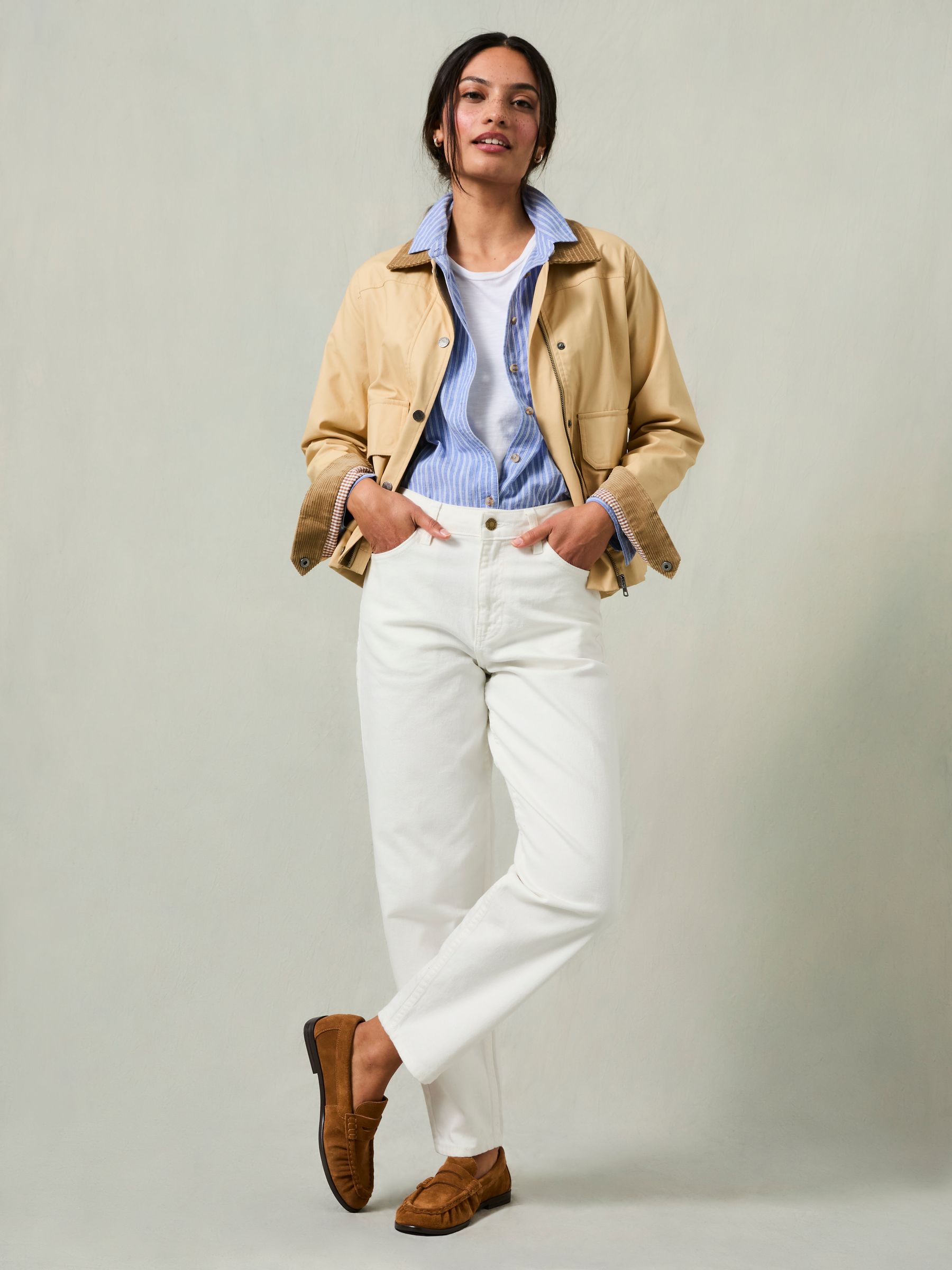 Marlow White Taper Leg Jean - Image 3 of 7