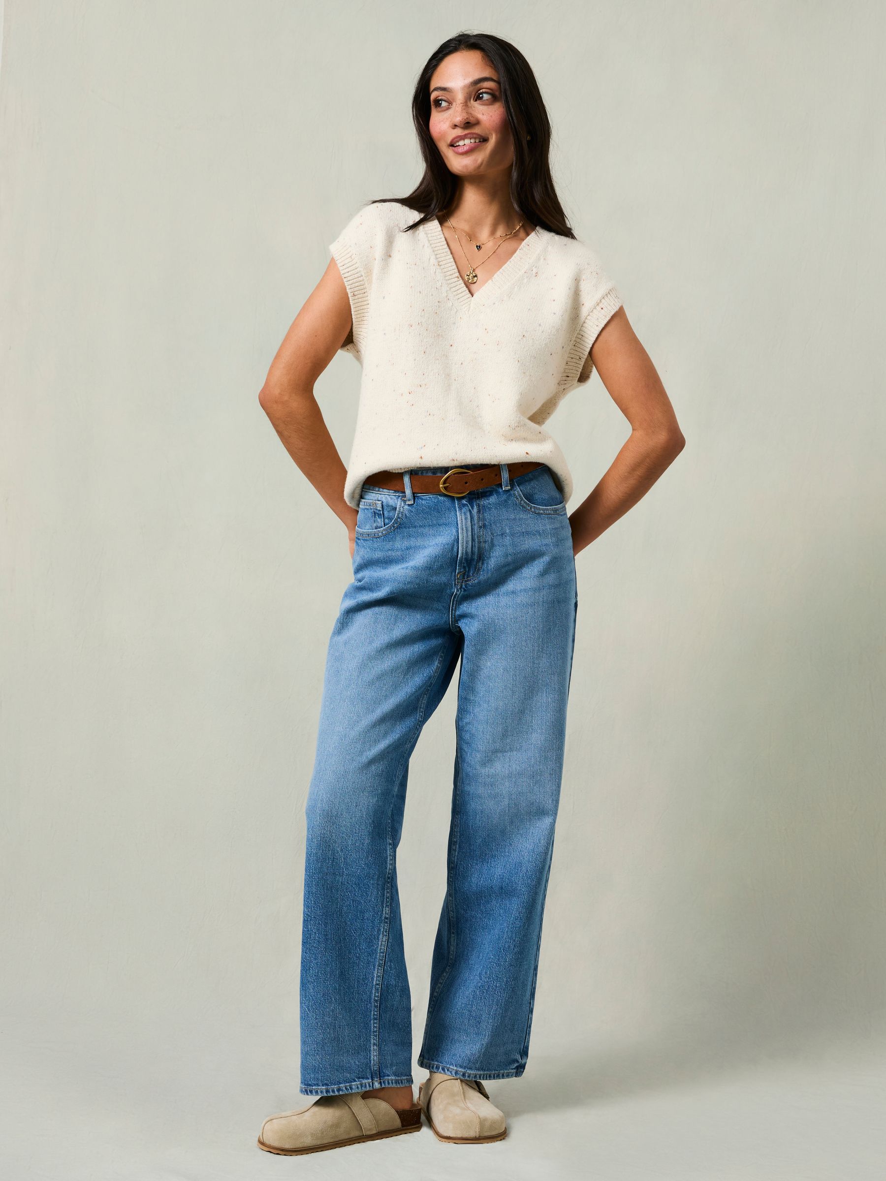 Filby Light Wash Relaxed Straight Jeans - Image 3 of 7