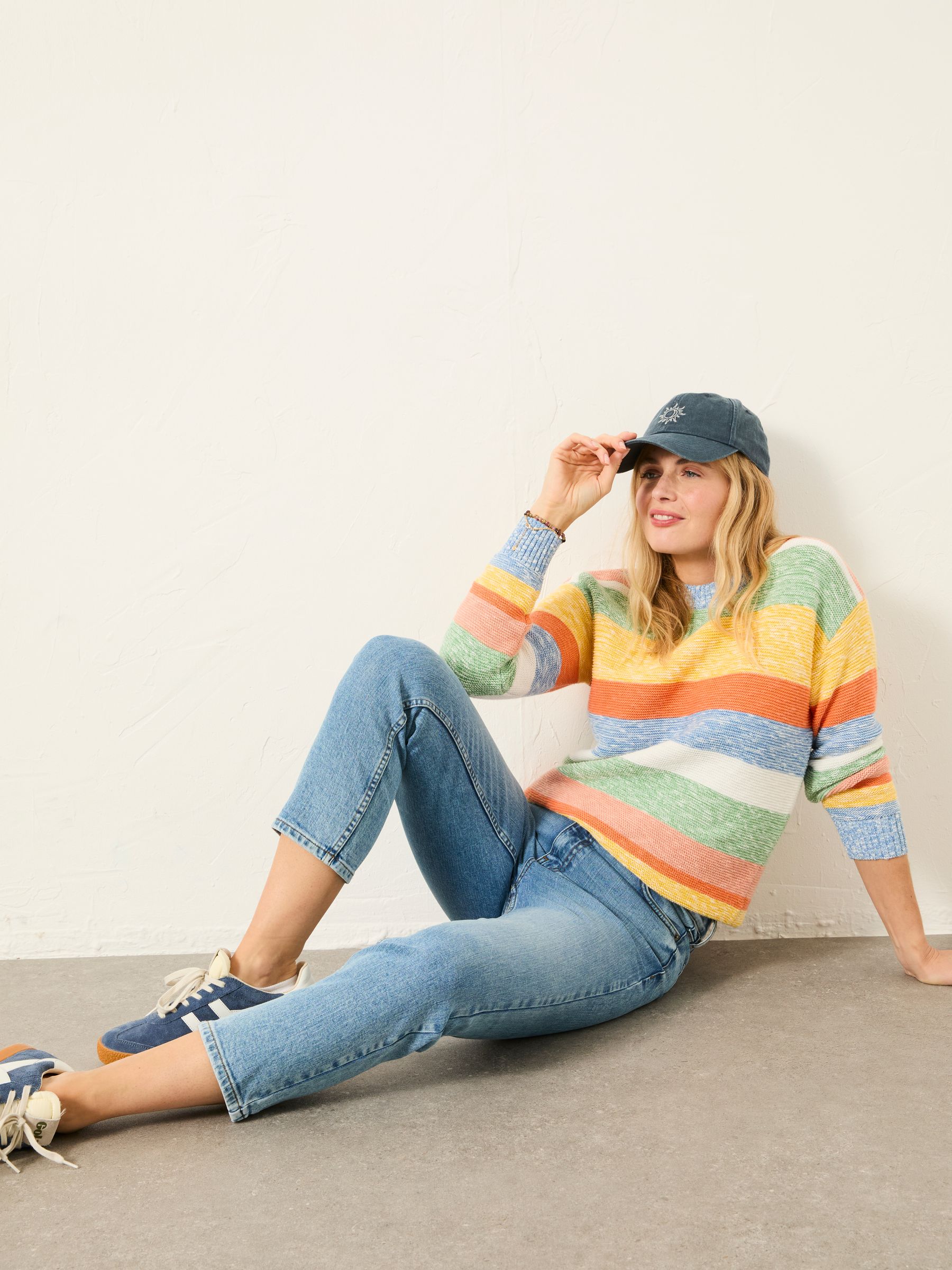 Whitby Bleach Denim Slim Capri Jeans - Image 4 of 6