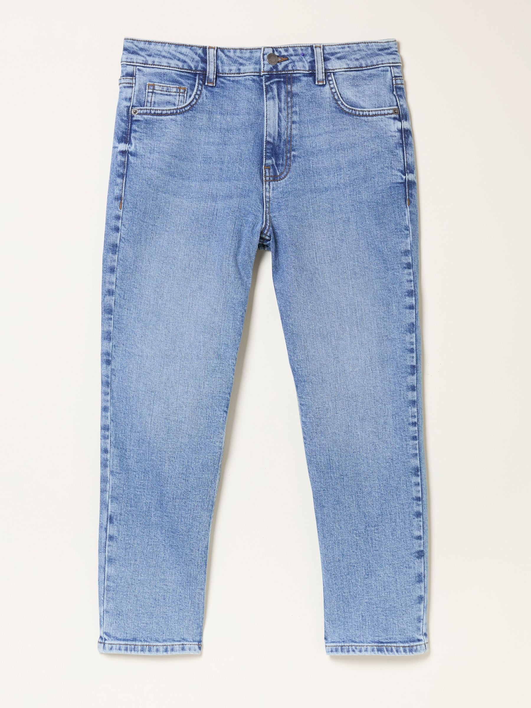 Whitby Bleach Denim Slim Capri Jeans - Image 5 of 6