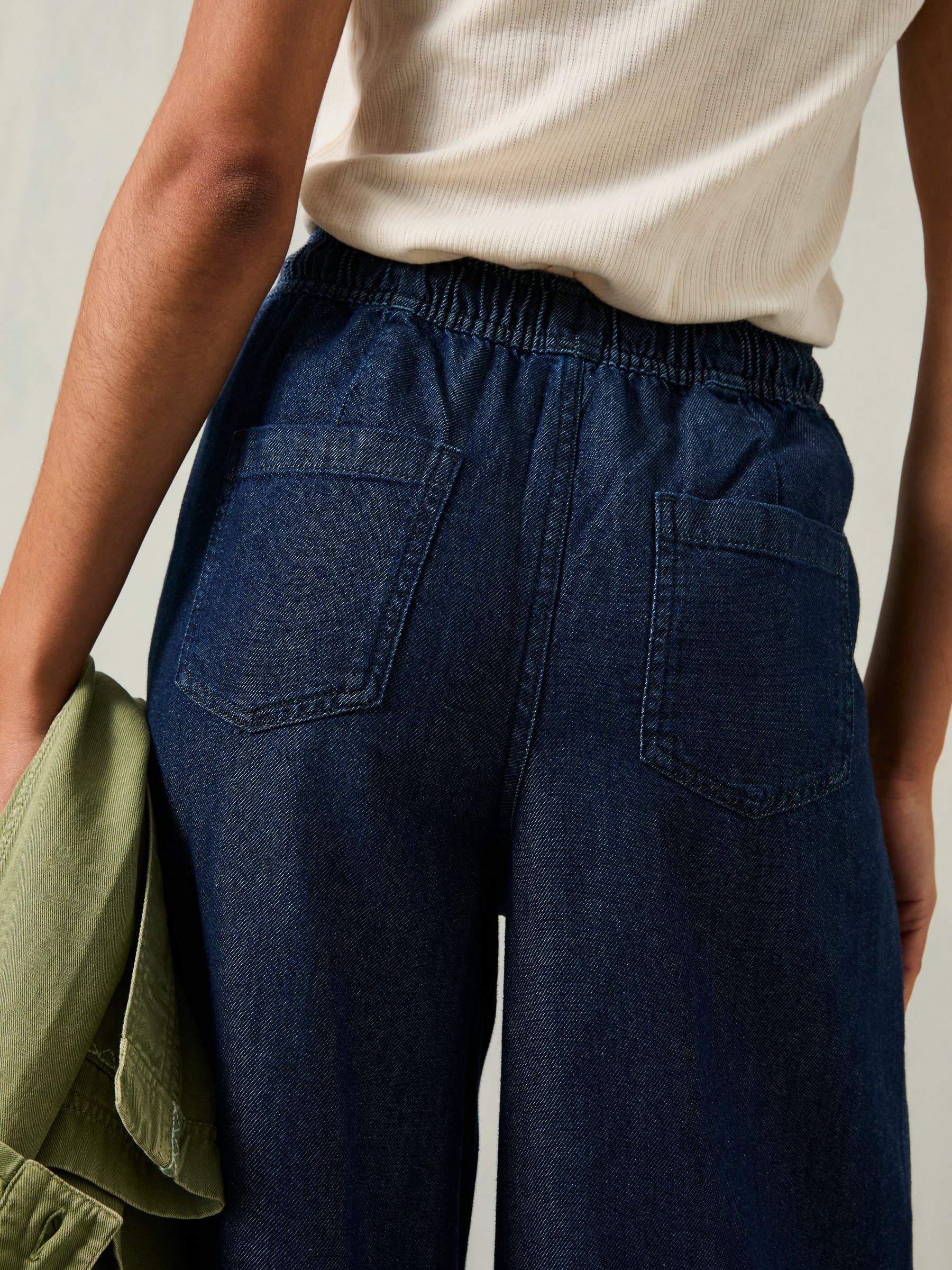 Connie Rinse Wash Wide Leg Culotte - Image 5 of 8