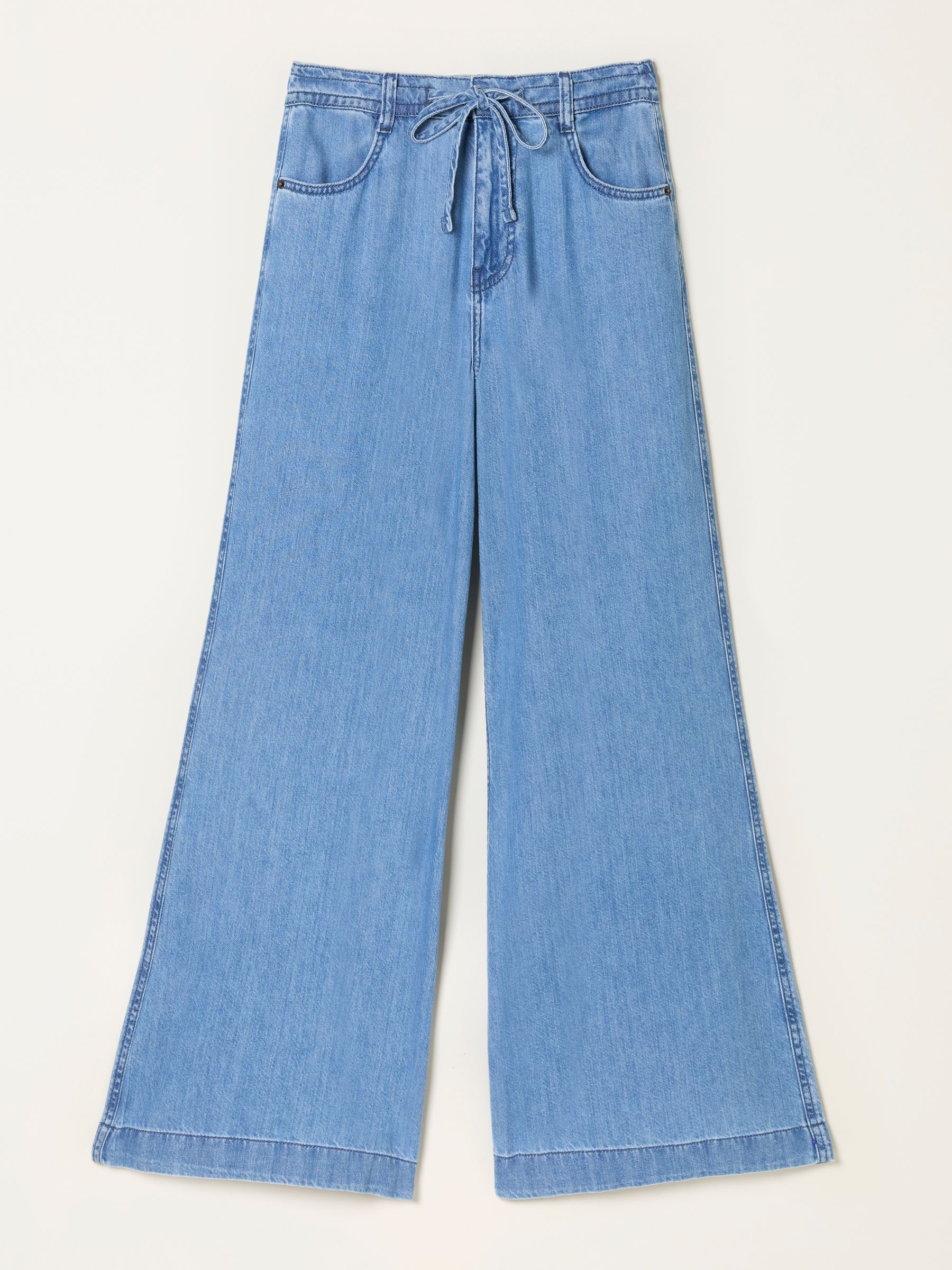 Amberley Blue Denim Wide Leg Jeans - Image 7 of 7 Amberley Blue Denim Wide Leg Jeans - Image 7 of 7