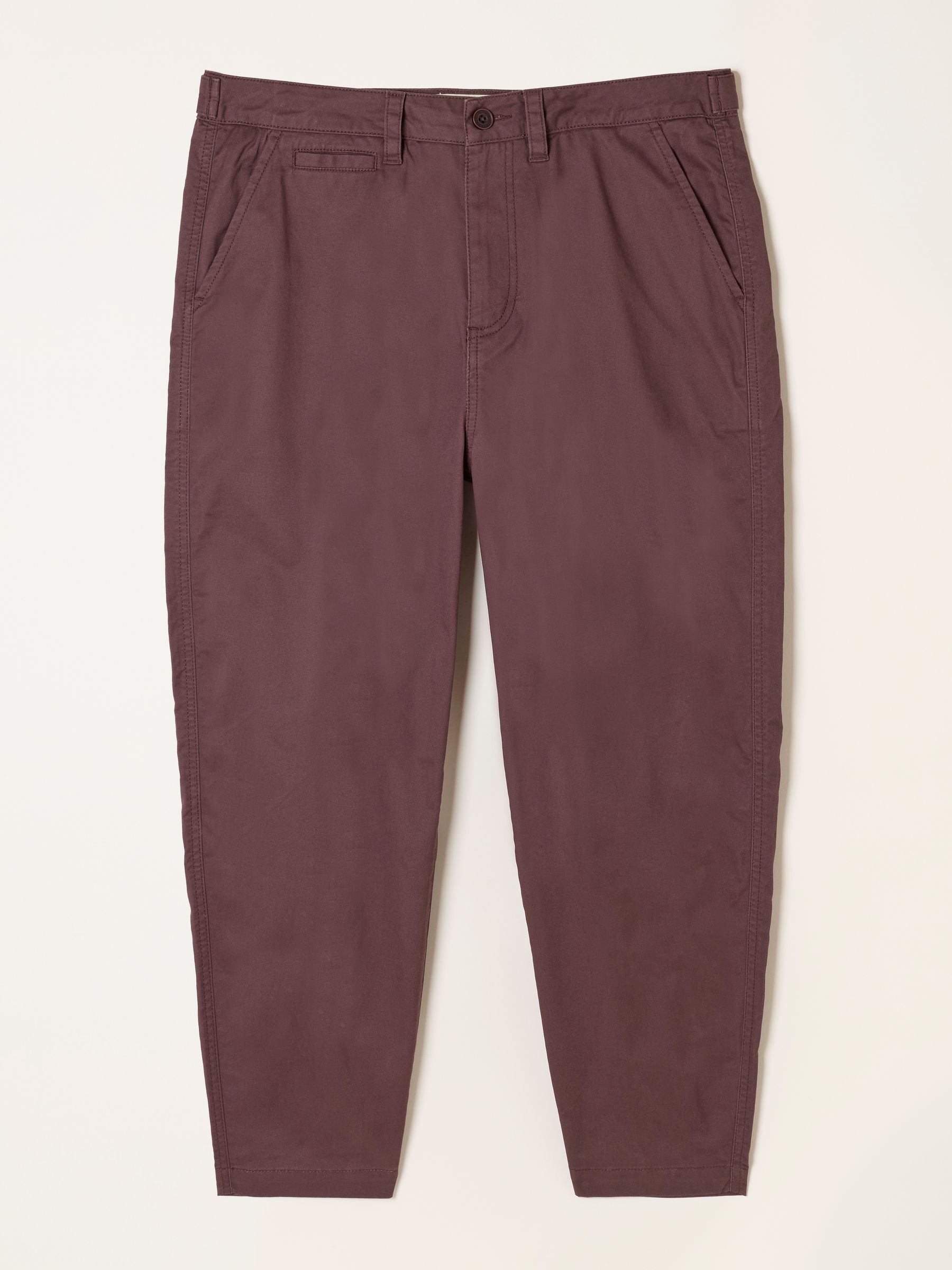 Blazey Plum Purple Tapered Chino Trouser - Image 5 of 5