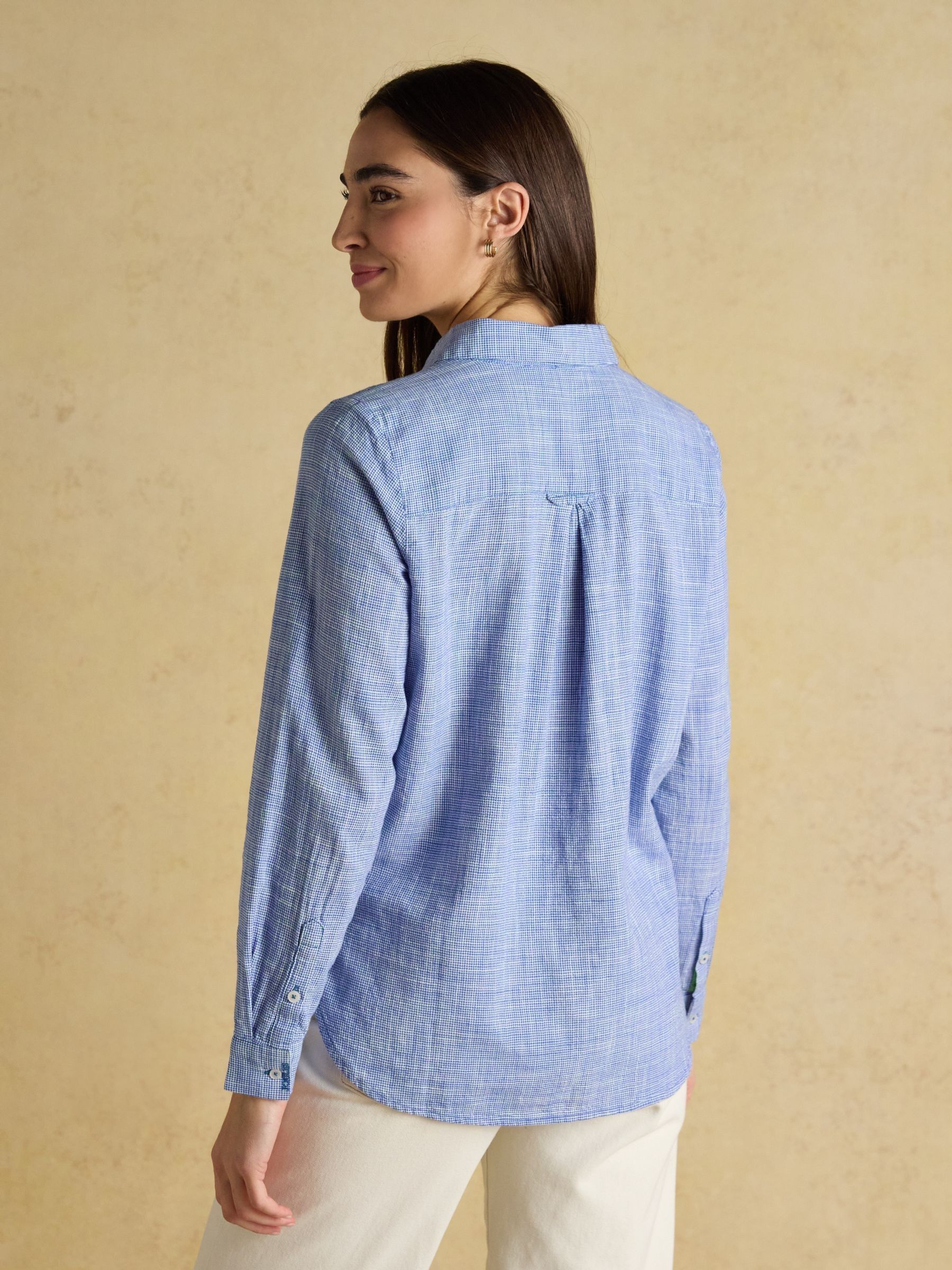Ida Blue Long Sleeve Cotton Shirt - Image 2 of 8 Ida Blue Long Sleeve Cotton Shirt - Image 2 of 8
