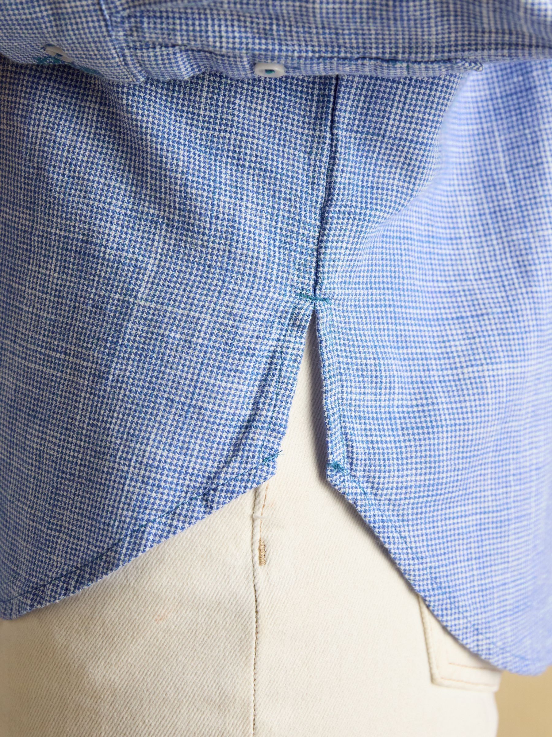 Ida Blue Long Sleeve Cotton Shirt - Image 6 of 8