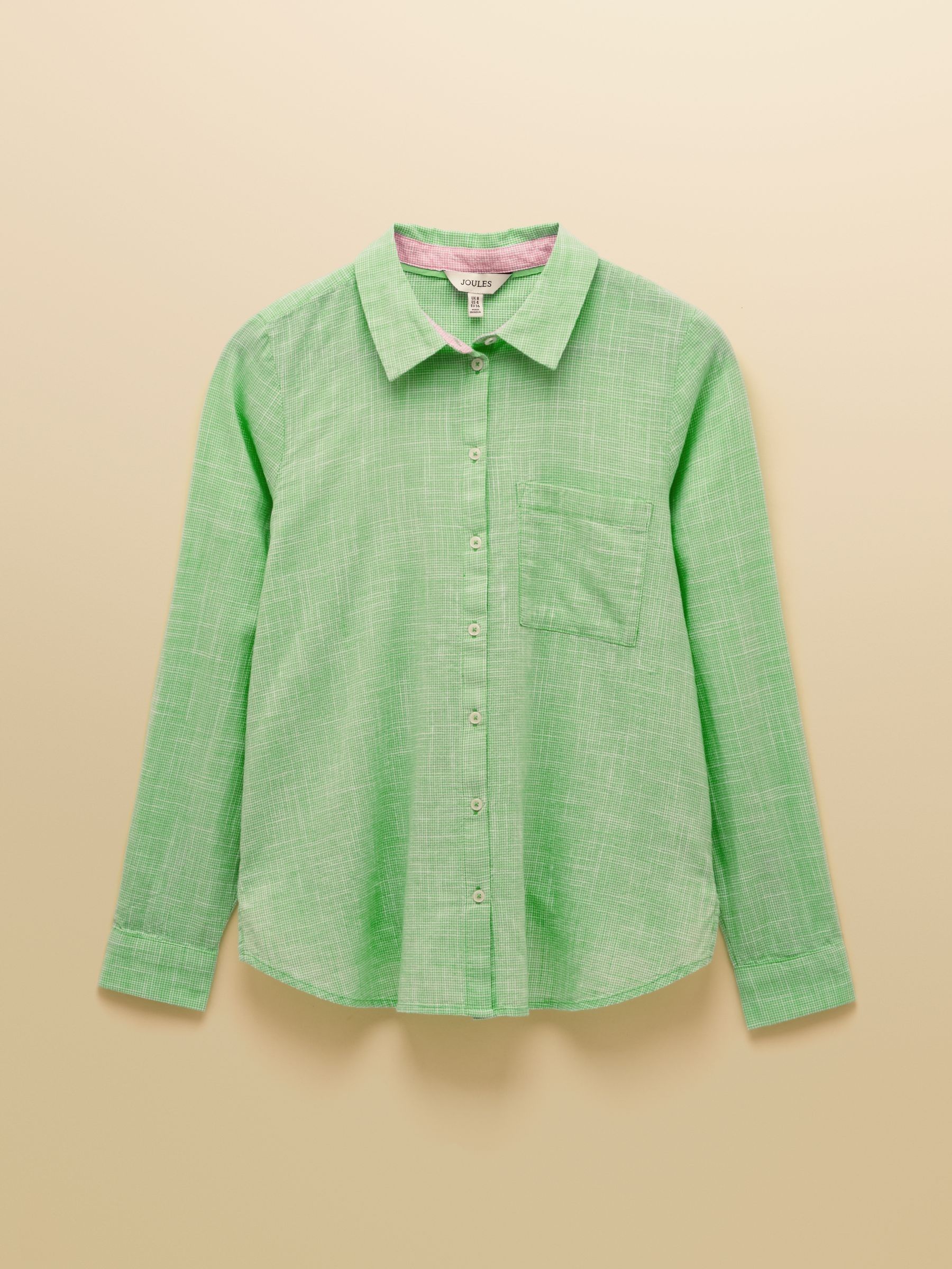 Ida Green Long Sleeve Cotton Shirt - Image 9 of 9