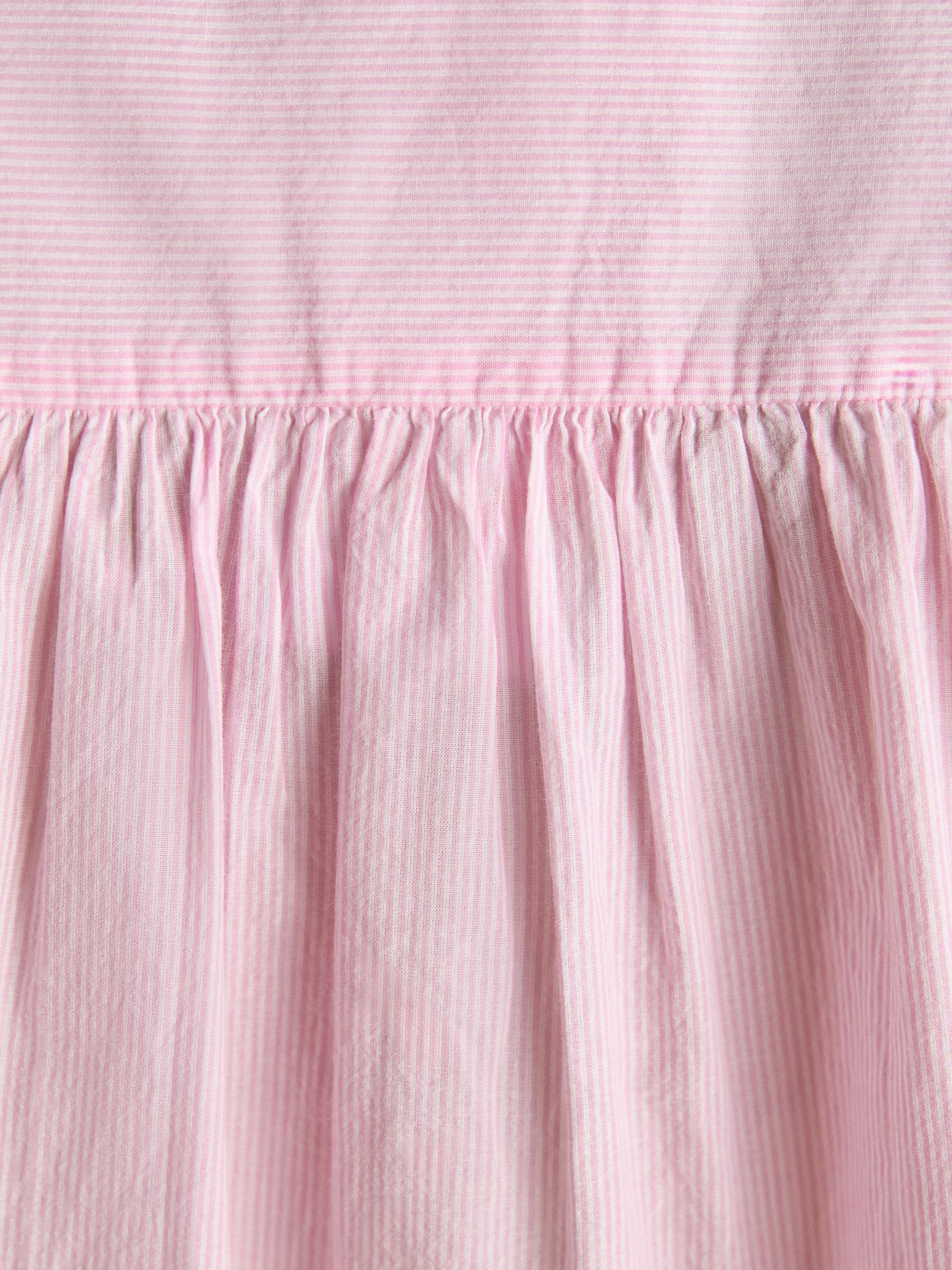 Melanie Pink Long Sleeve Blouse with Ruffle Neck - Image 8 of 9