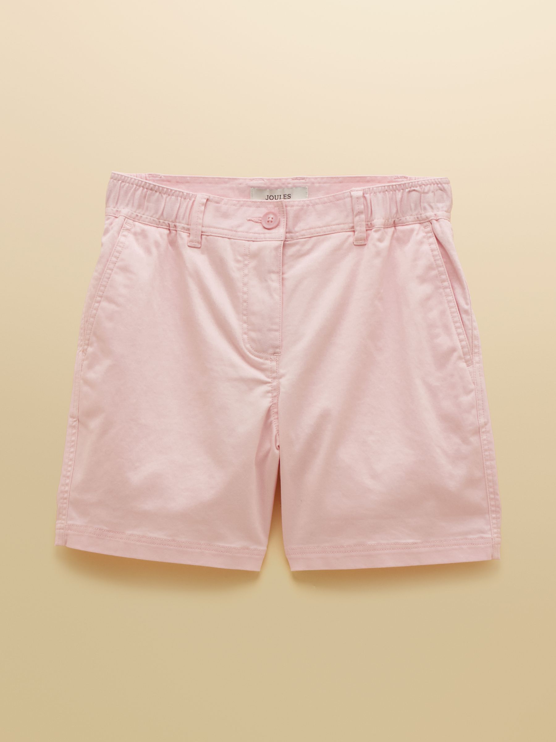 Pink Chino Shorts with Elasticated Waist - Image 7 of 7