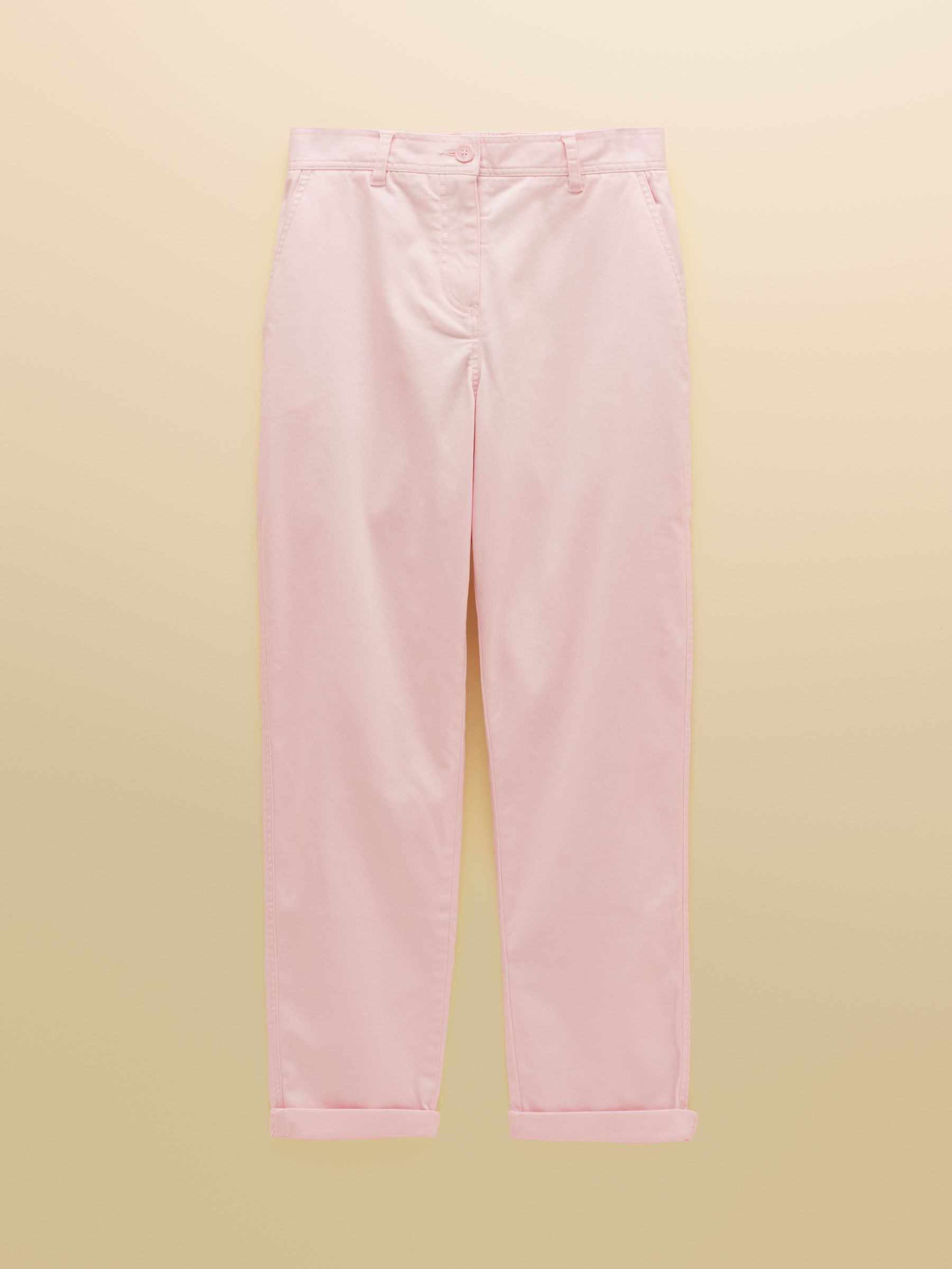 Pink Slim Fit Chino Trousers with Elasticated Waist - Image 8 of 8 Pink Slim Fit Chino Trousers with Elasticated Waist - Image 8 of 8
