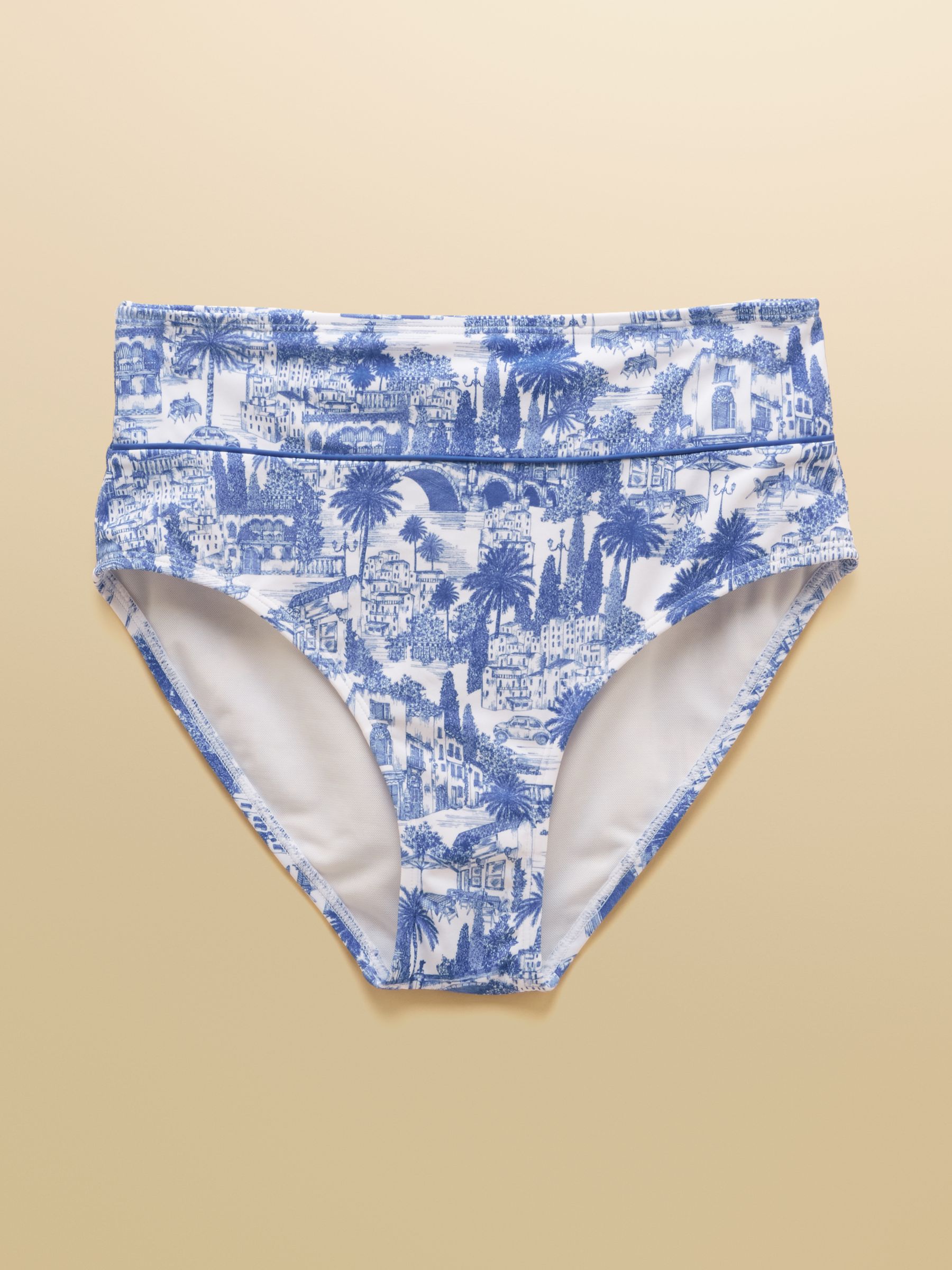 Panel Toile Printed Bikini Bottoms - Image 6 of 6