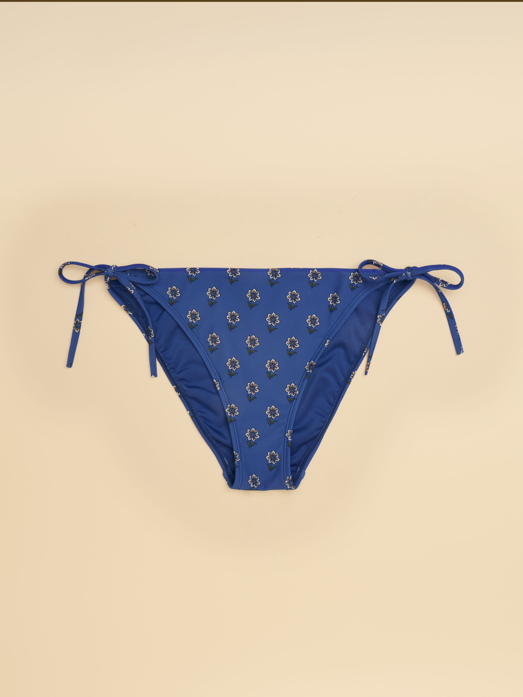 Blue Foulard Tie Bikini Bottom - Image 6 of 7