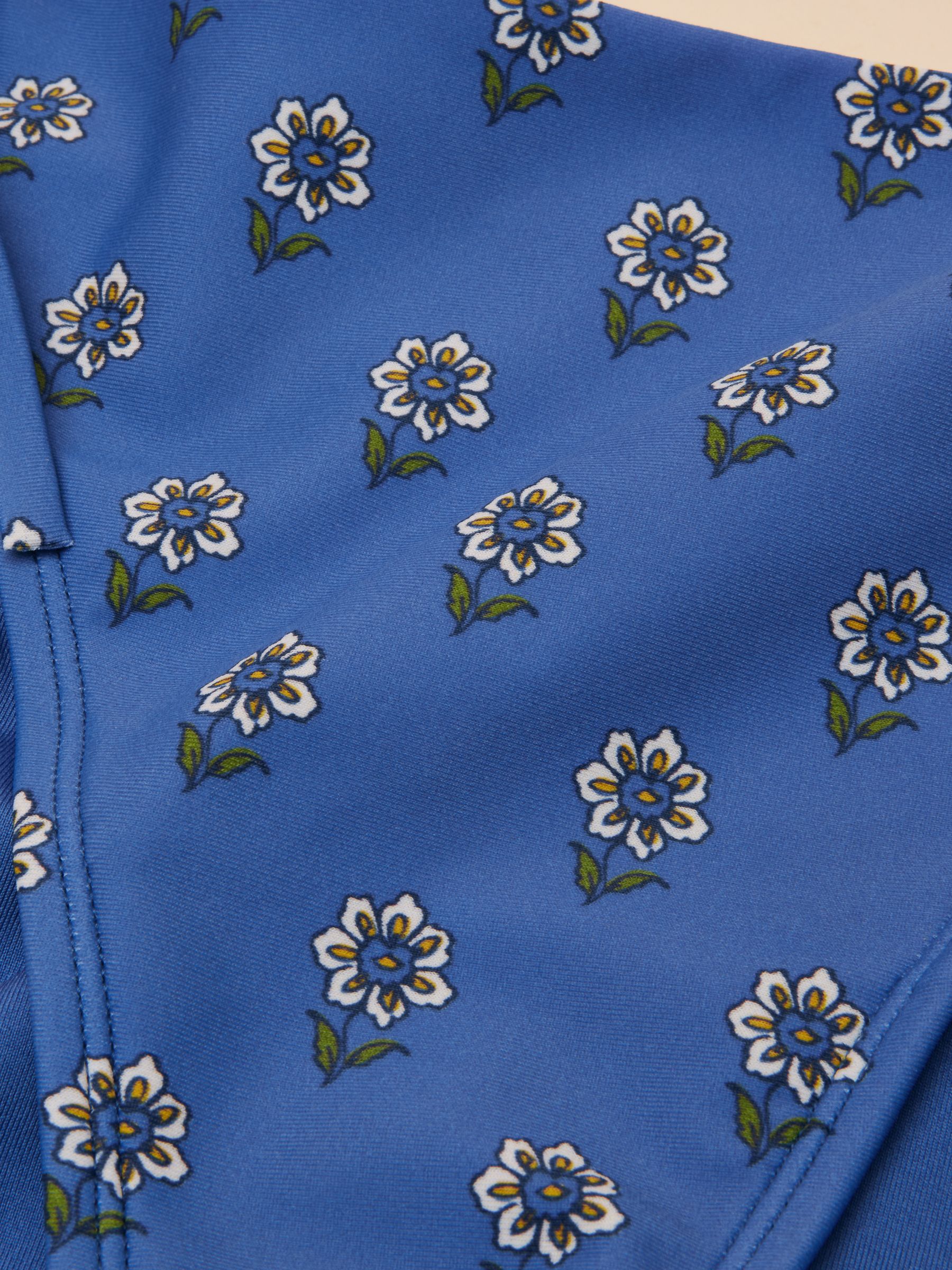 Blue Foulard Tie Bikini Bottom - Image 7 of 7