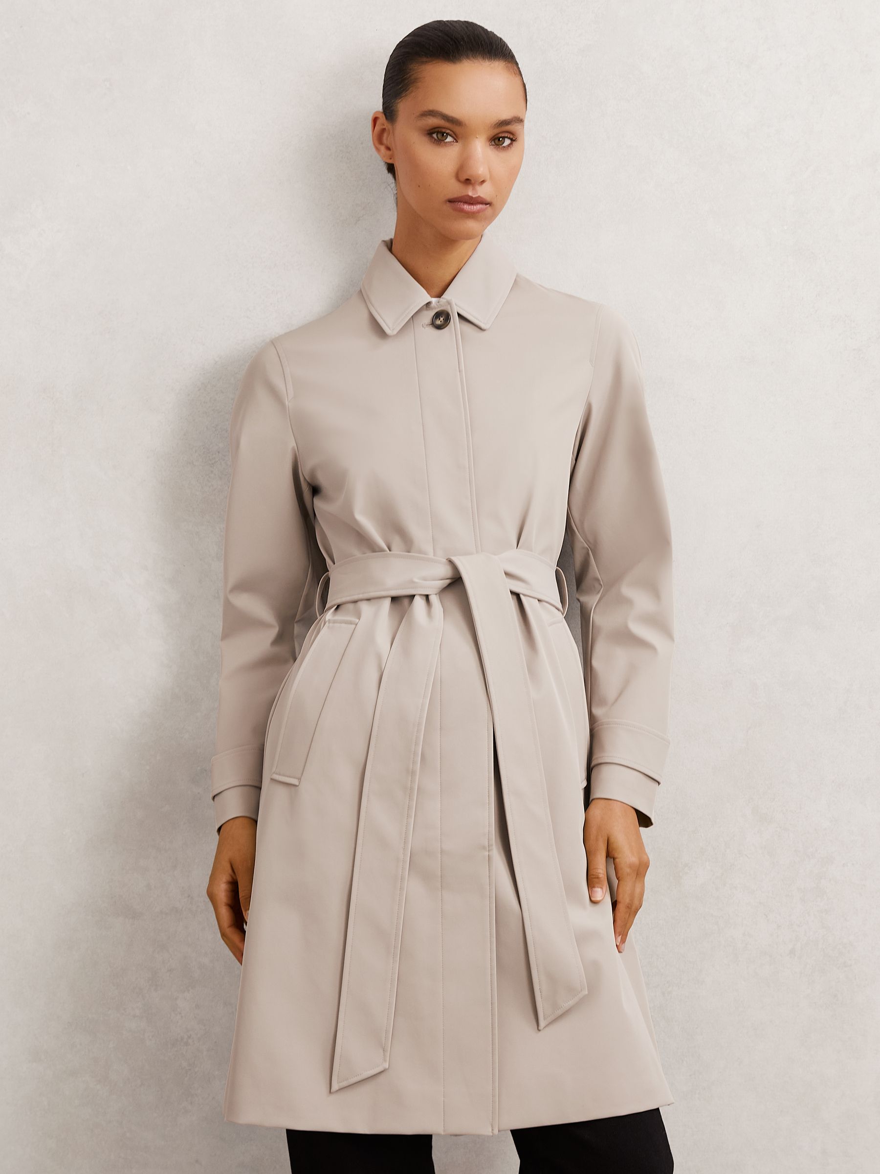 Hybrid Removable Over Coat in Neutral - Image 6 of 8