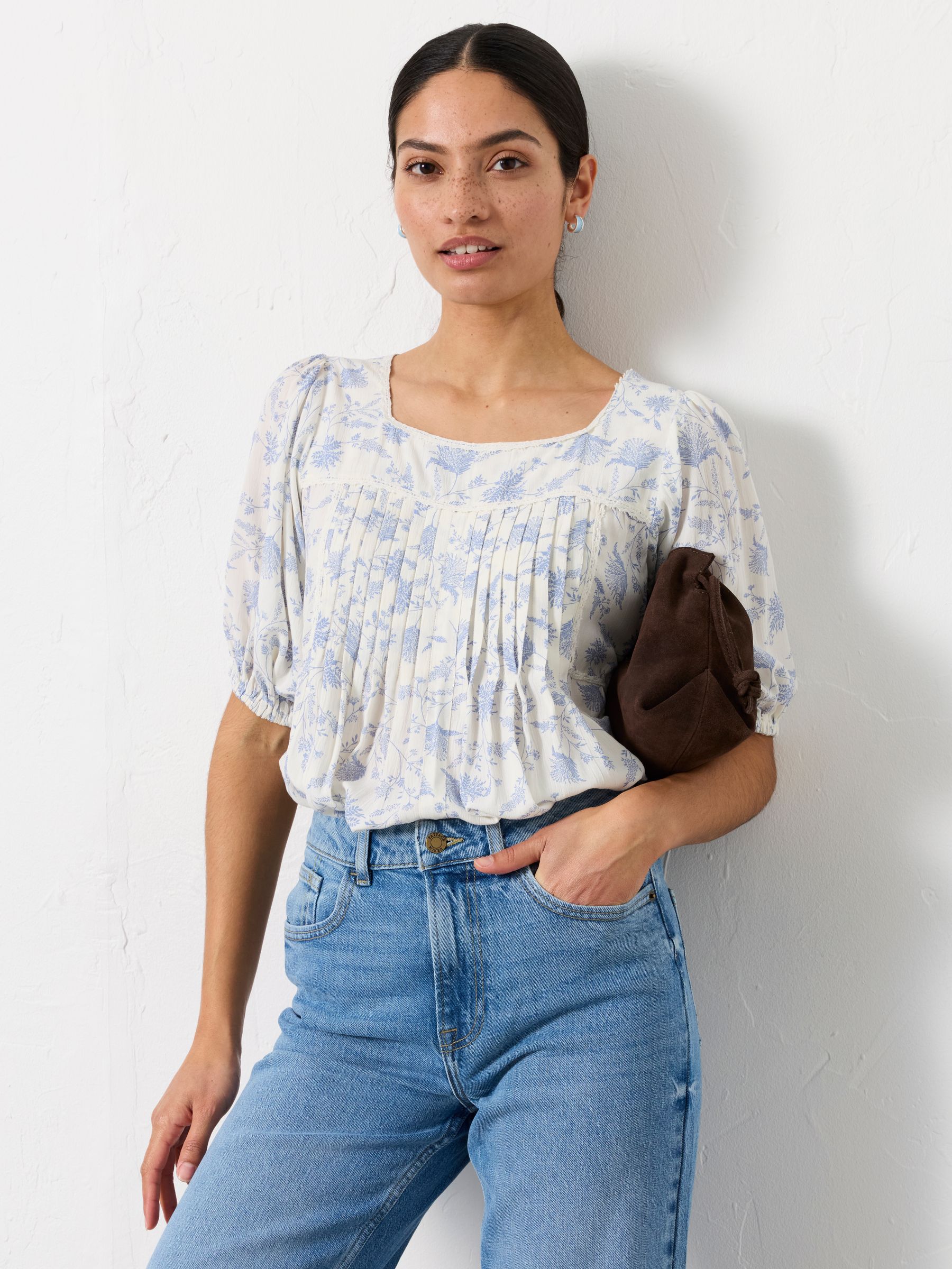 Wendy Ivory Summer Meadow Regular Tunic - Image 1 of 6