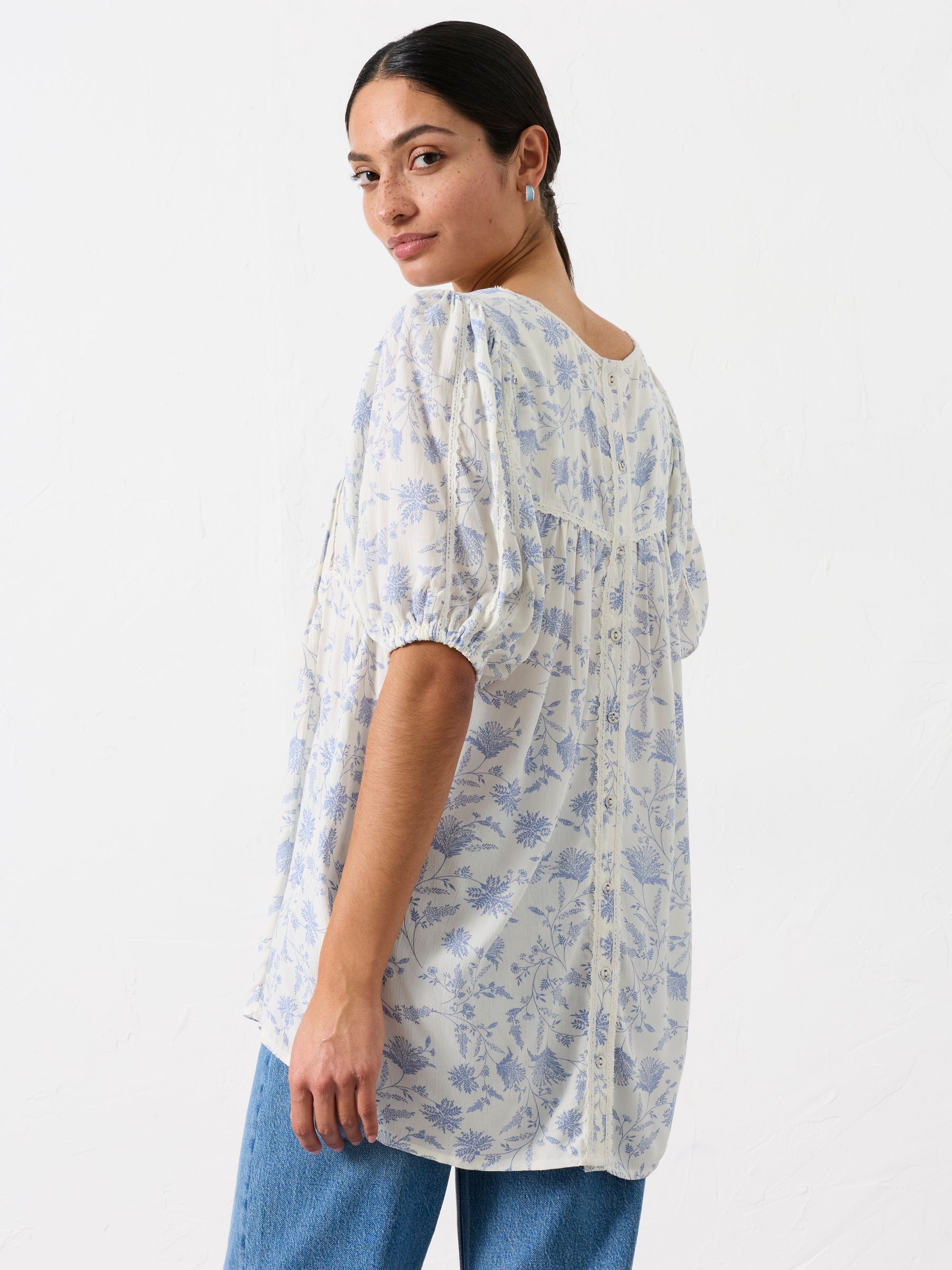 Wendy Ivory Summer Meadow Regular Tunic - Image 2 of 6