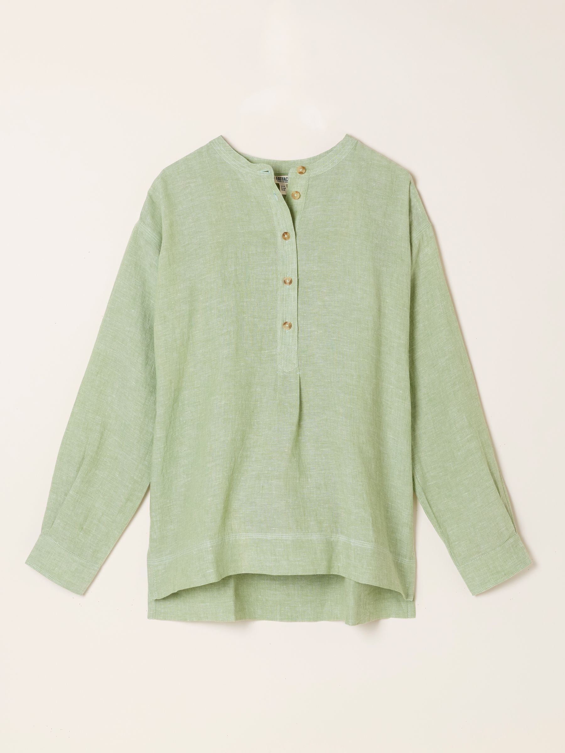 Julia Green Regular Linen Popover - Image 8 of 8