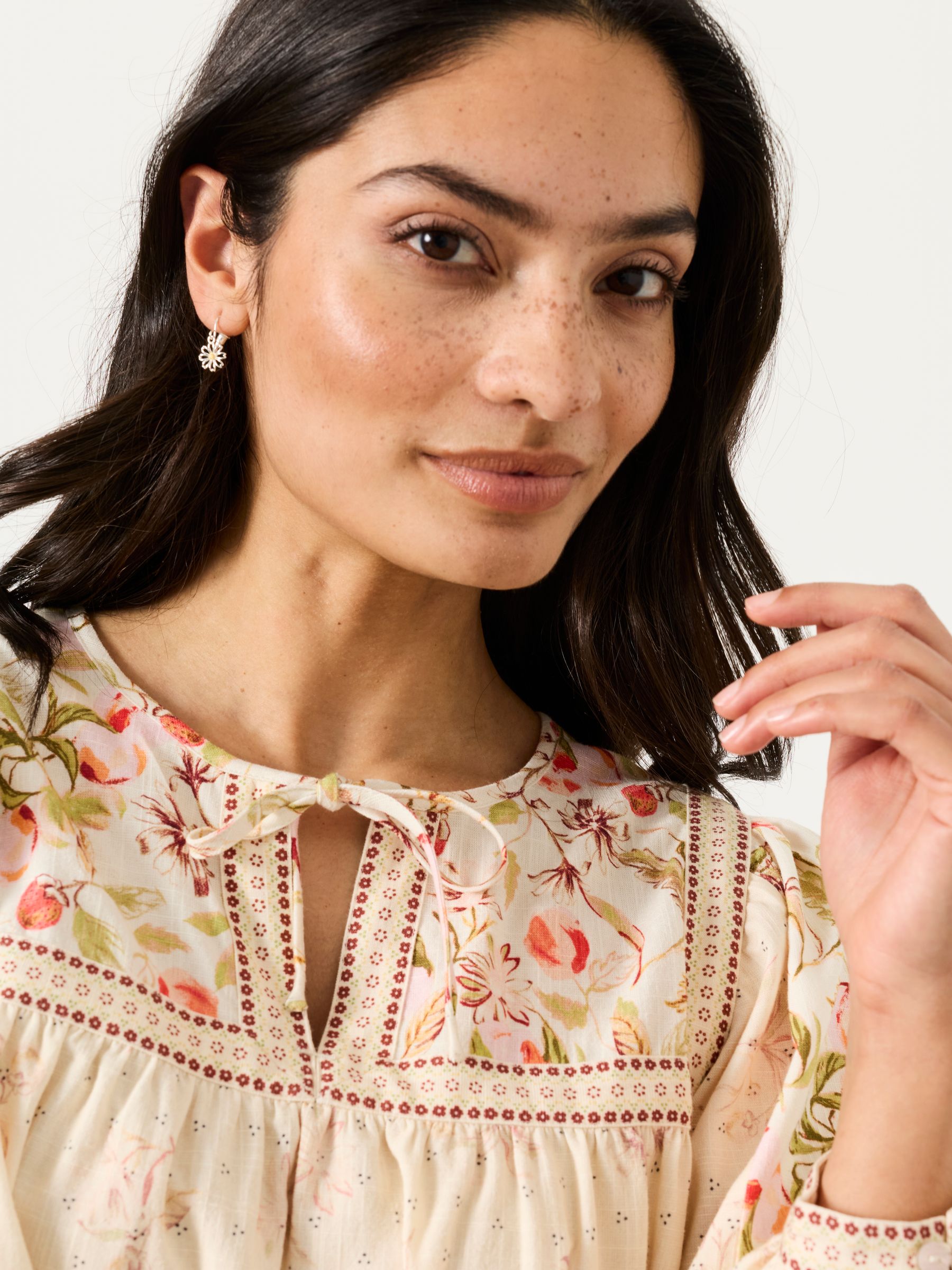 Tandy Multi Peaches Regular Blouse - Image 3 of 6