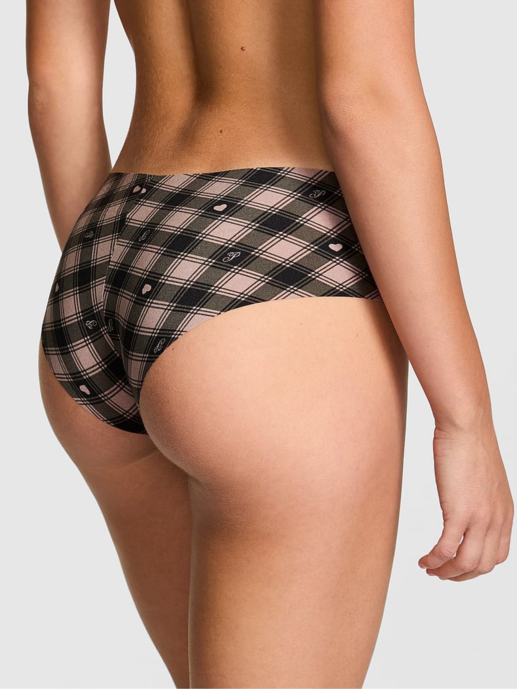 Iced Coffee Bown Cheeky No Show Knickers - Image 2 of 2