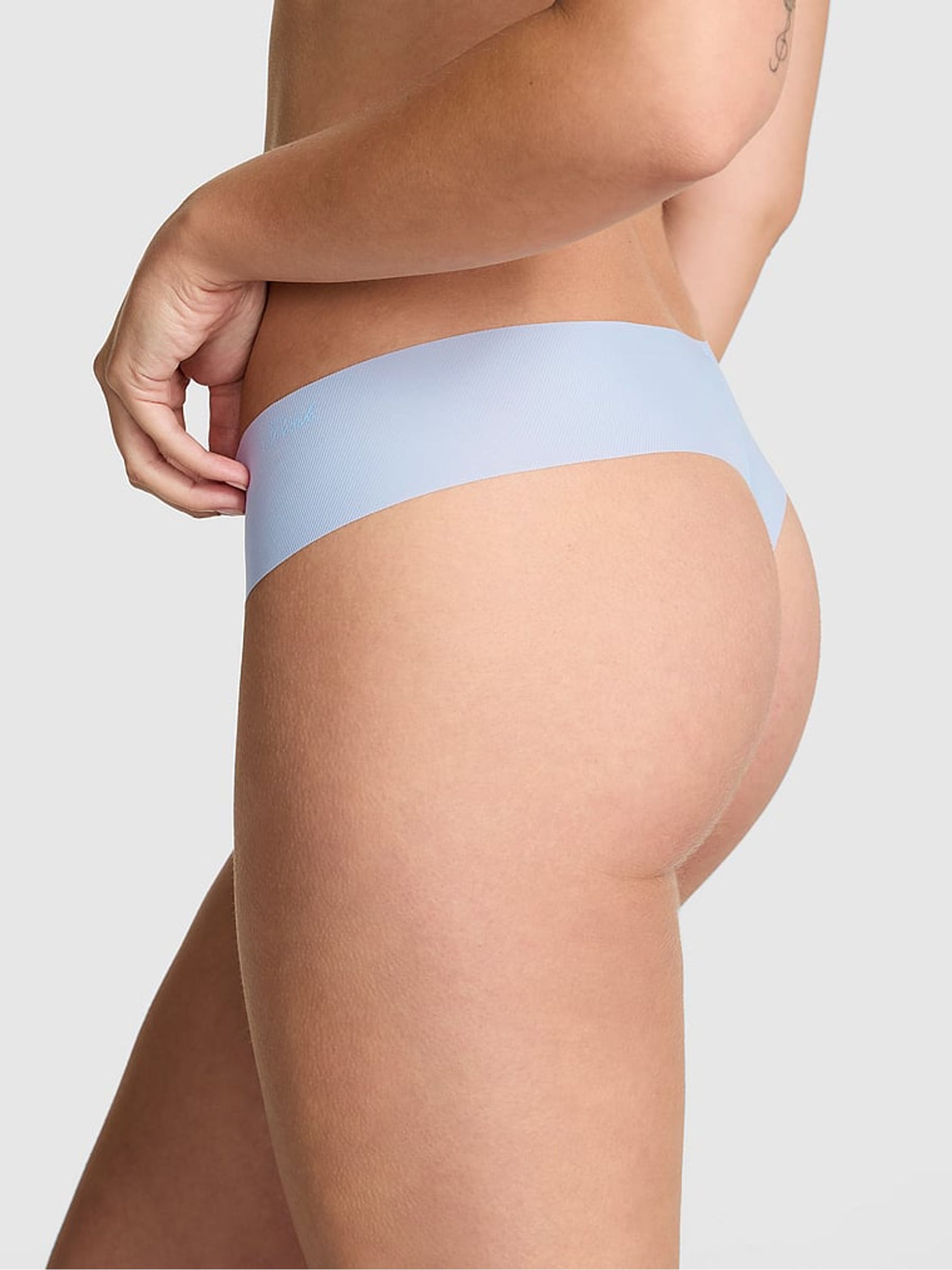 Icy Blue Thong No Show Rib Knickers - Image 2 of 2